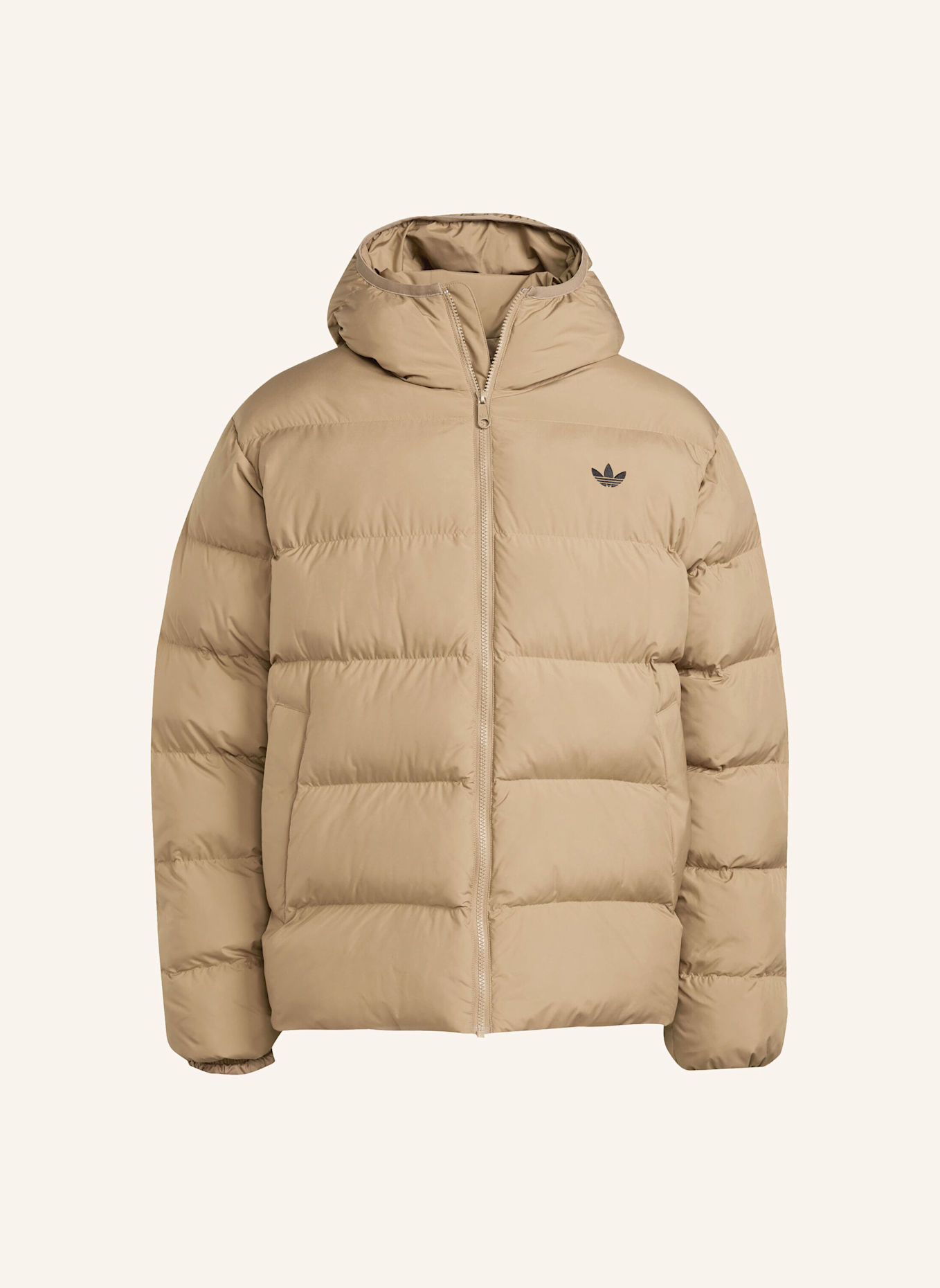 adidas Originals TONAL HOODED PUFFER JACKE: BRAUN