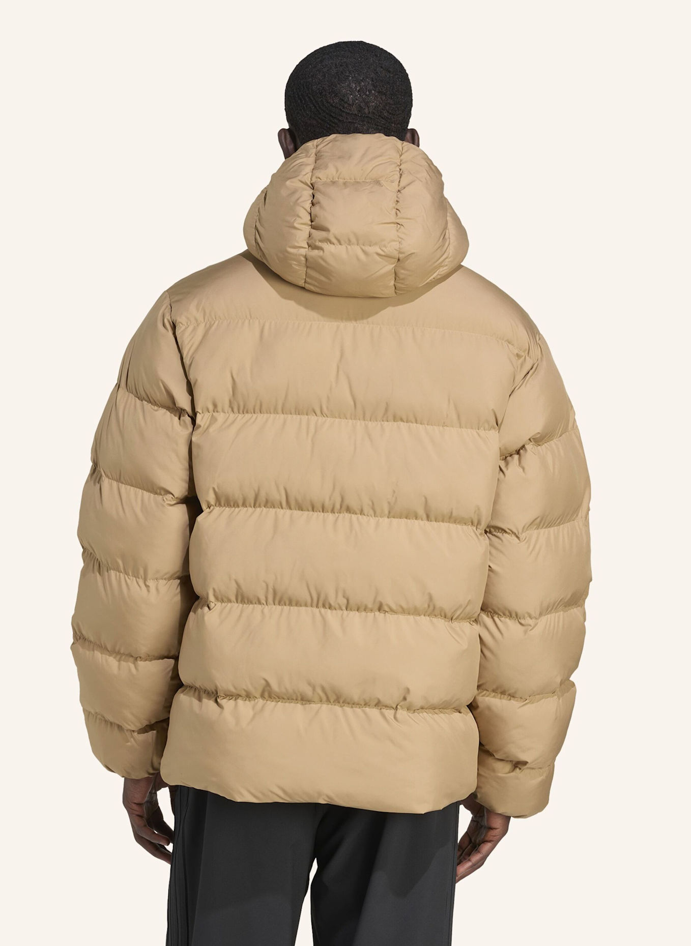 adidas Originals TONAL HOODED PUFFER JACKE: BRAUN