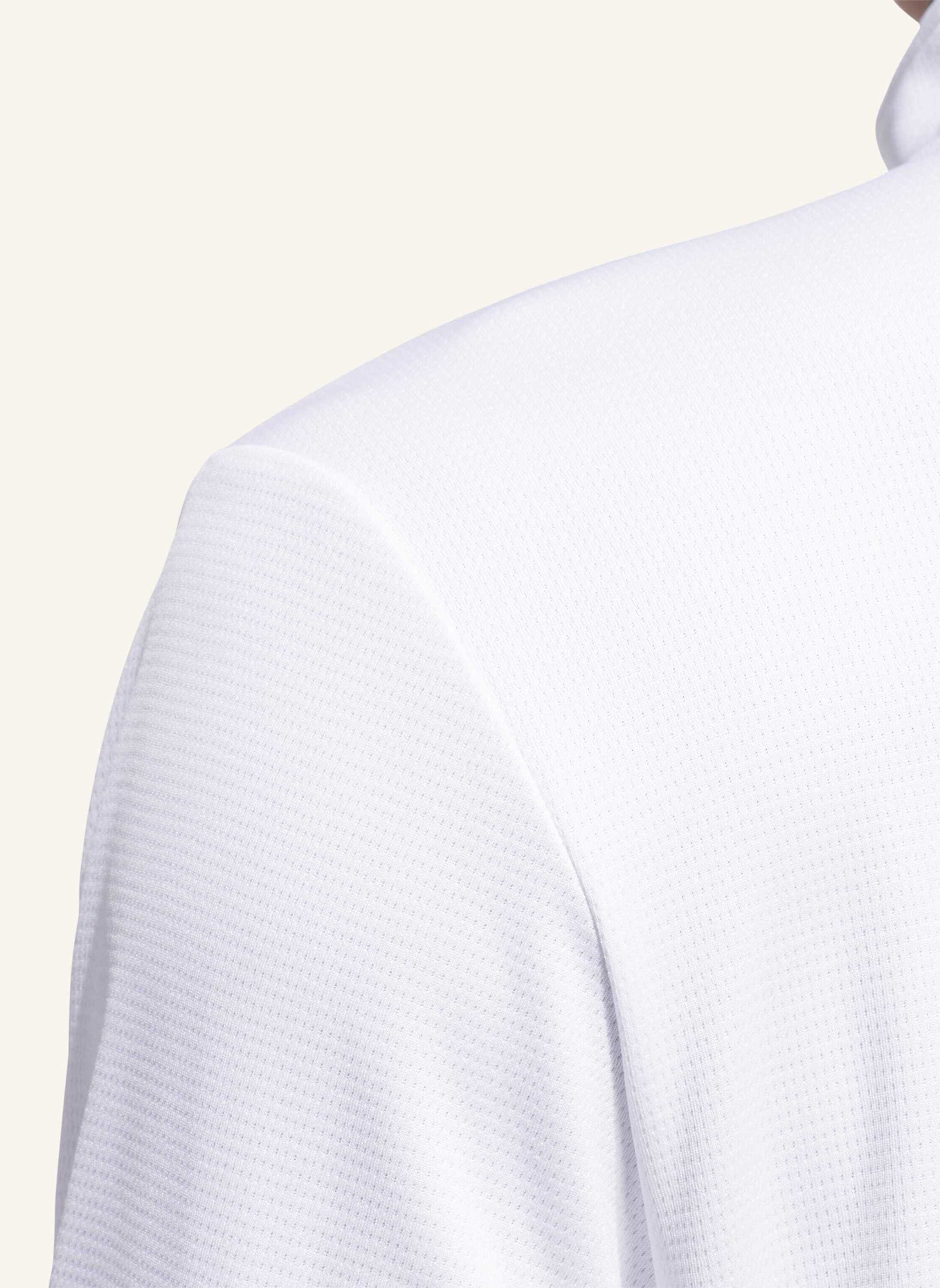 adidas LIGHTWEIGHT HALF-ZIP OBERTEIL: WEISS