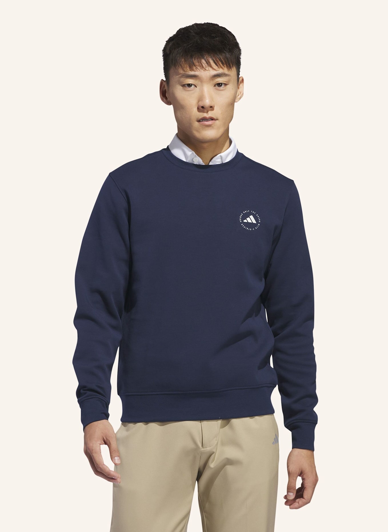 adidas SWEATSHIRT: BLAU