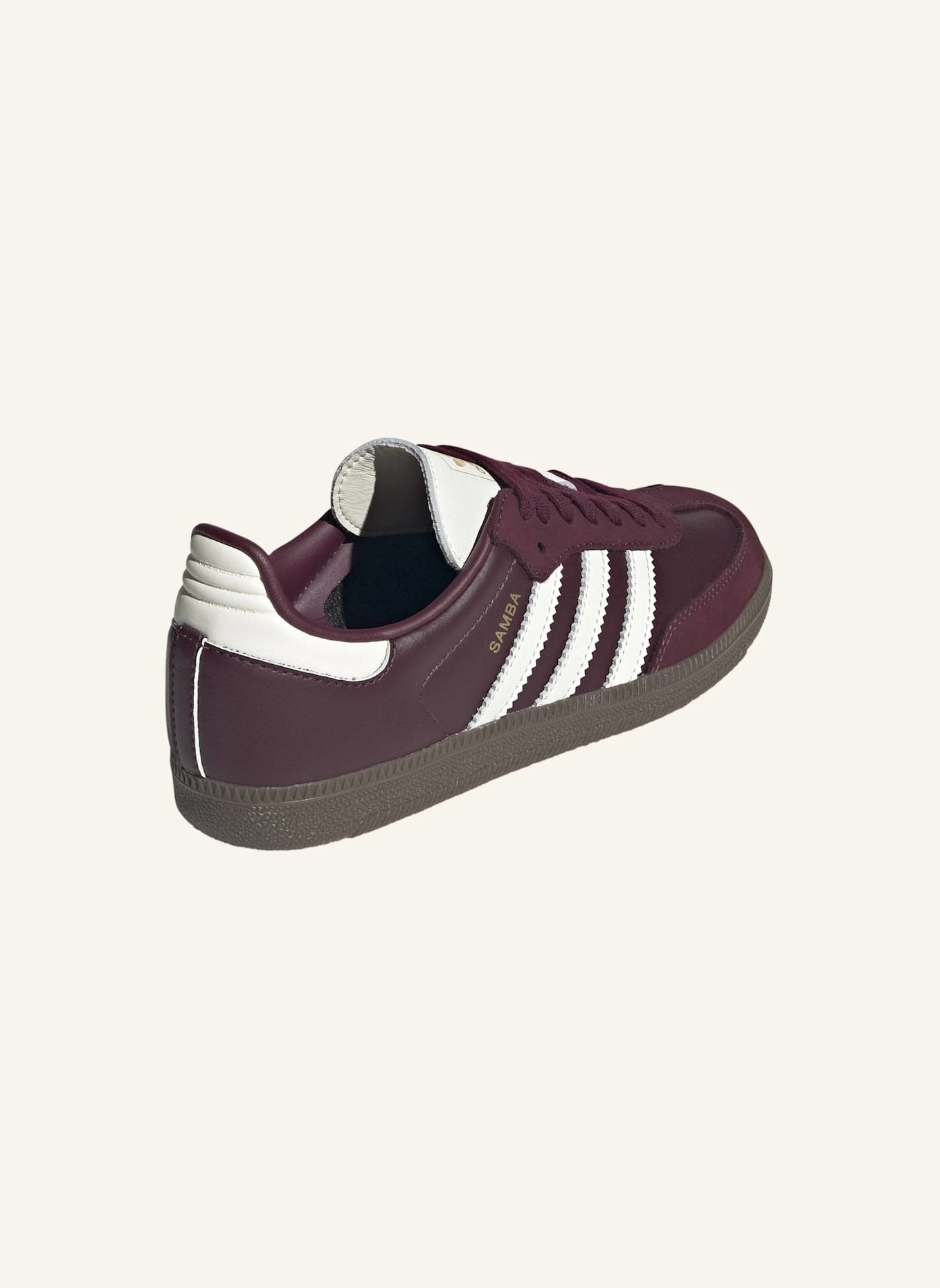 adidas Originals SAMBA OG SCHUH: ROT/ WEISS/ BEIGE