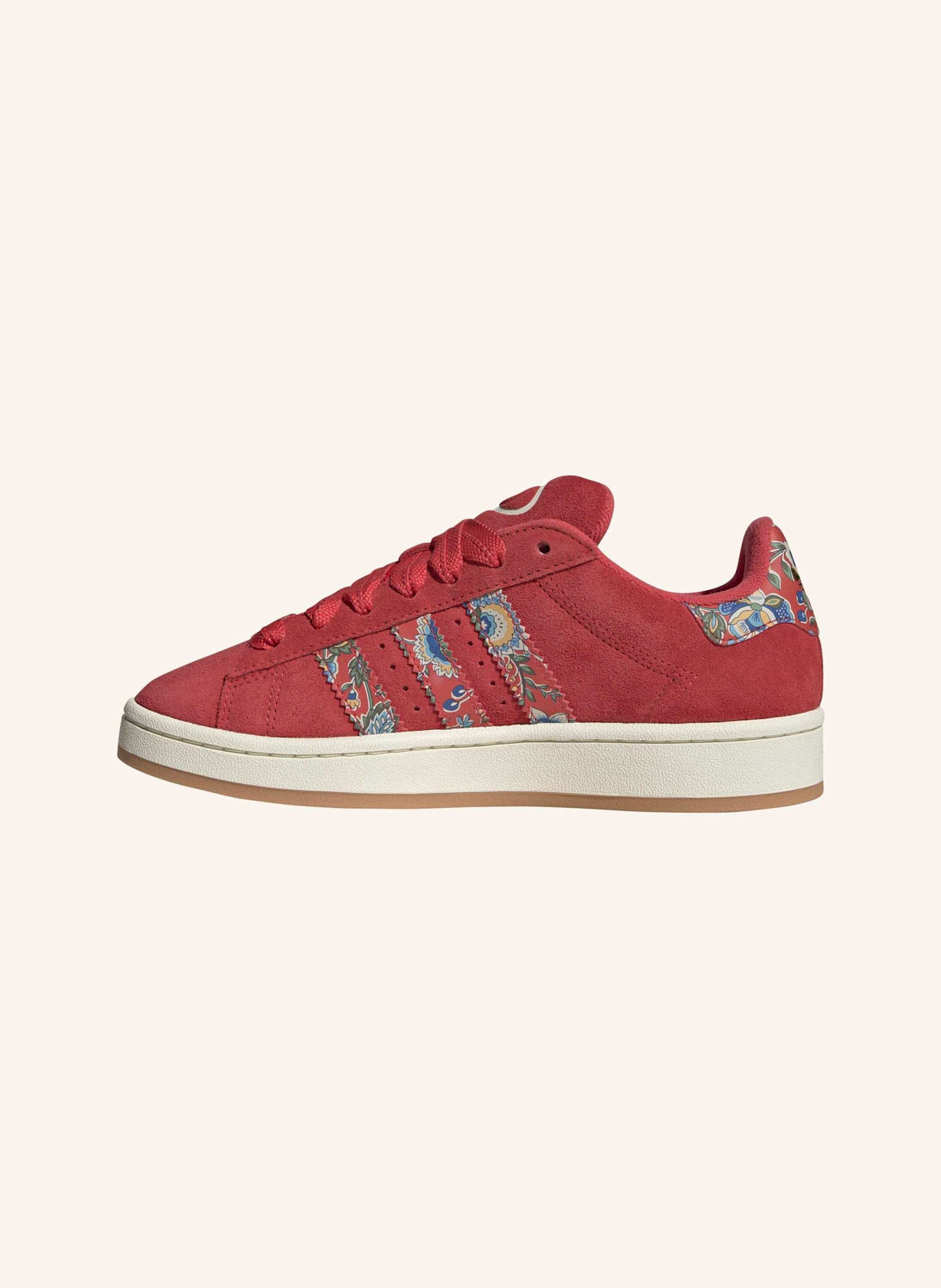 adidas Originals CAMPUS 00S X LIBERTY LONDON SCHUH: ROT/ WEISS/ GOLD