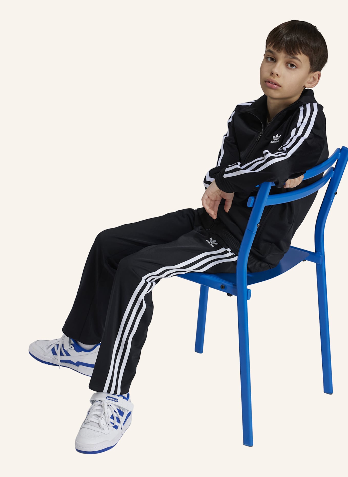 adidas Originals ADICOLOR FIREBIRD TOP: SCHWARZ