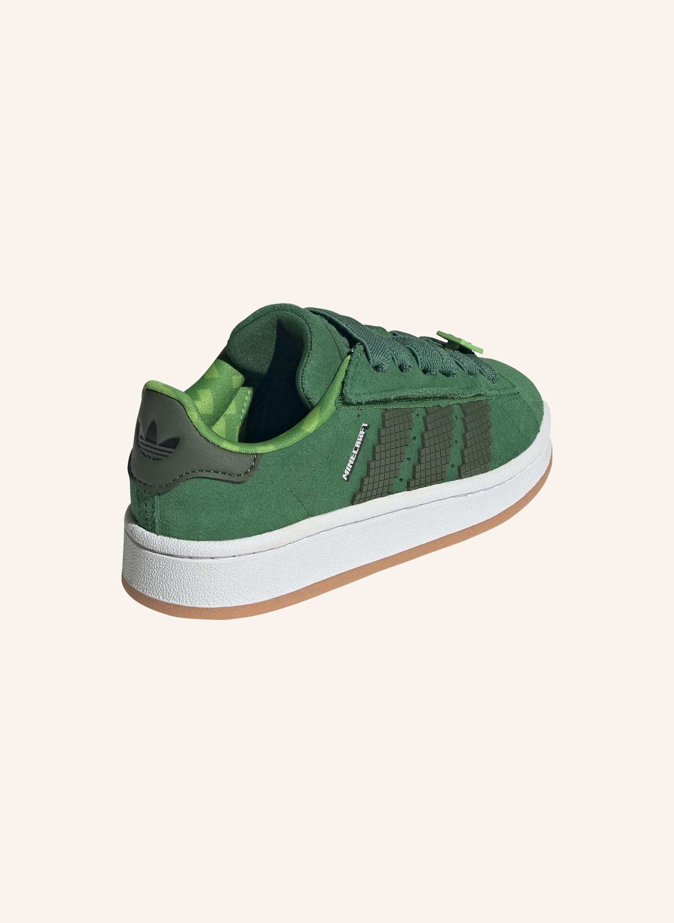 adidas Originals KINDERSCHUH CAMPUS 00S COMFORT CLOSURE ELASTIC LACE X MINECRAFT KIDS: SCHWARZ/ BEIGE