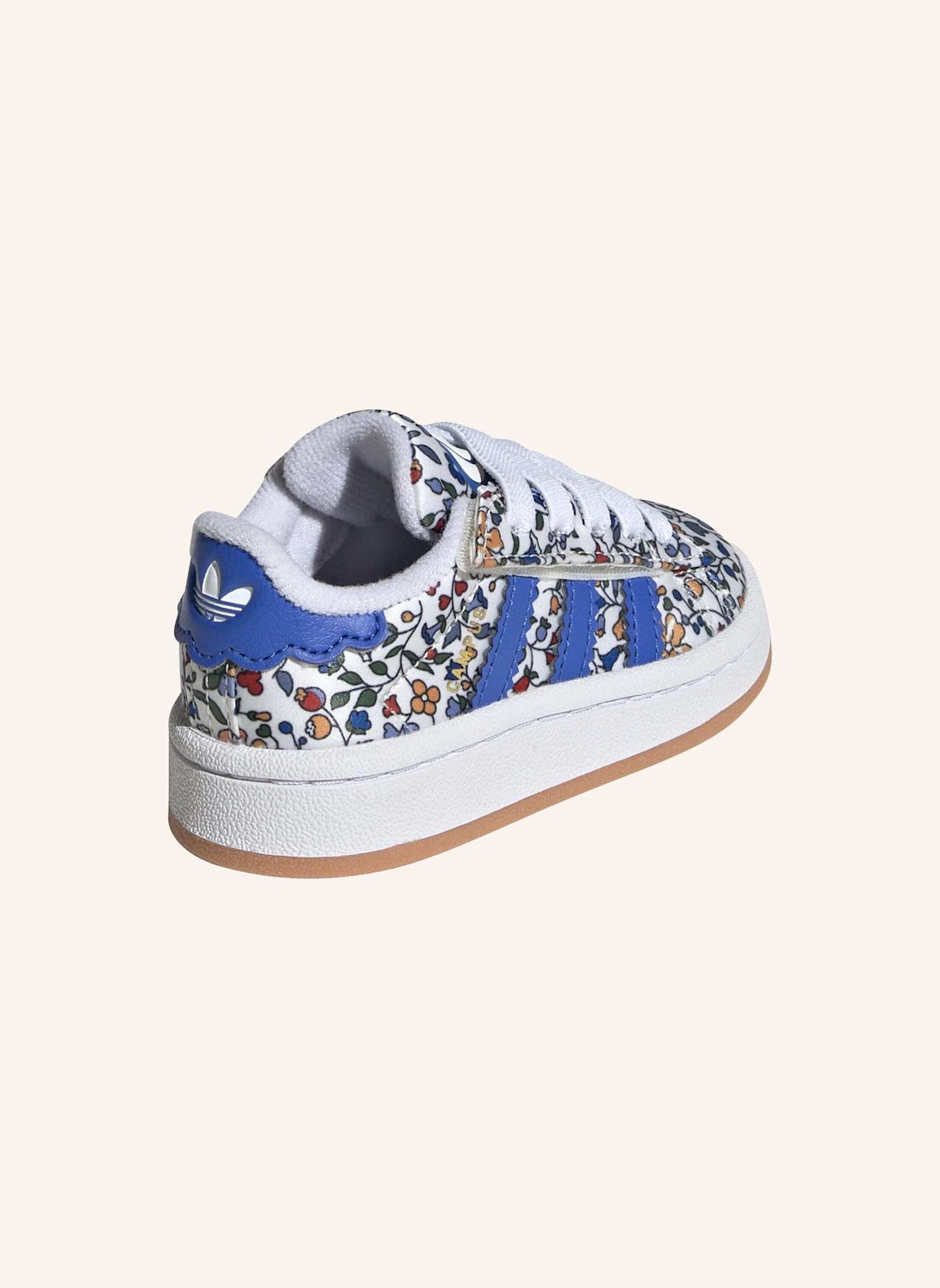 adidas Originals CAMPUS 00S X LIBERTY LONDON COMFORT CLOSURE ELASTIC LACE KIDS SCHUH: BLAU/ WEISS