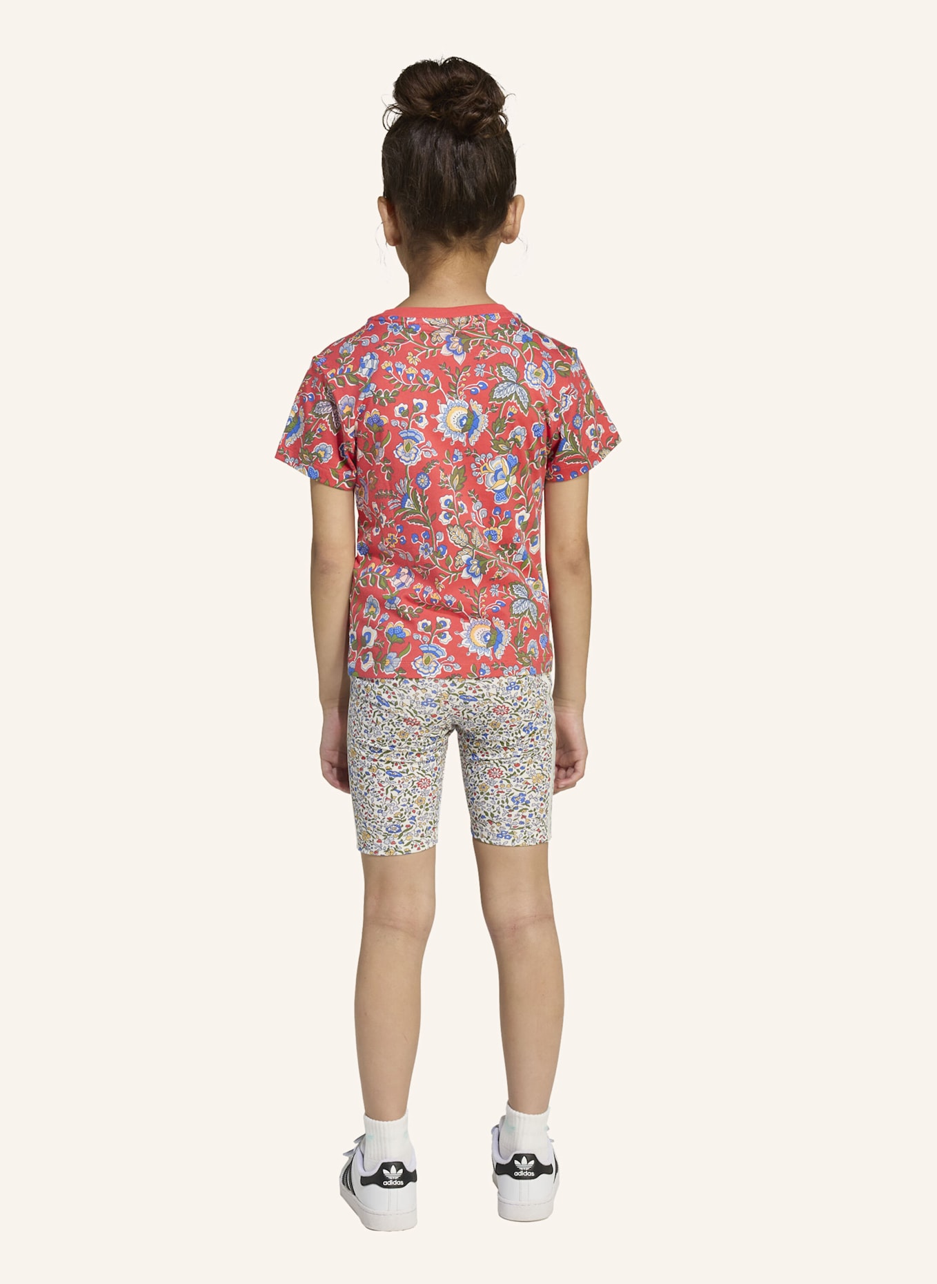 adidas Originals ADIDAS ORIGINALS X LIBERTY LONDON KIDS T-SHIRT-SET: ROT