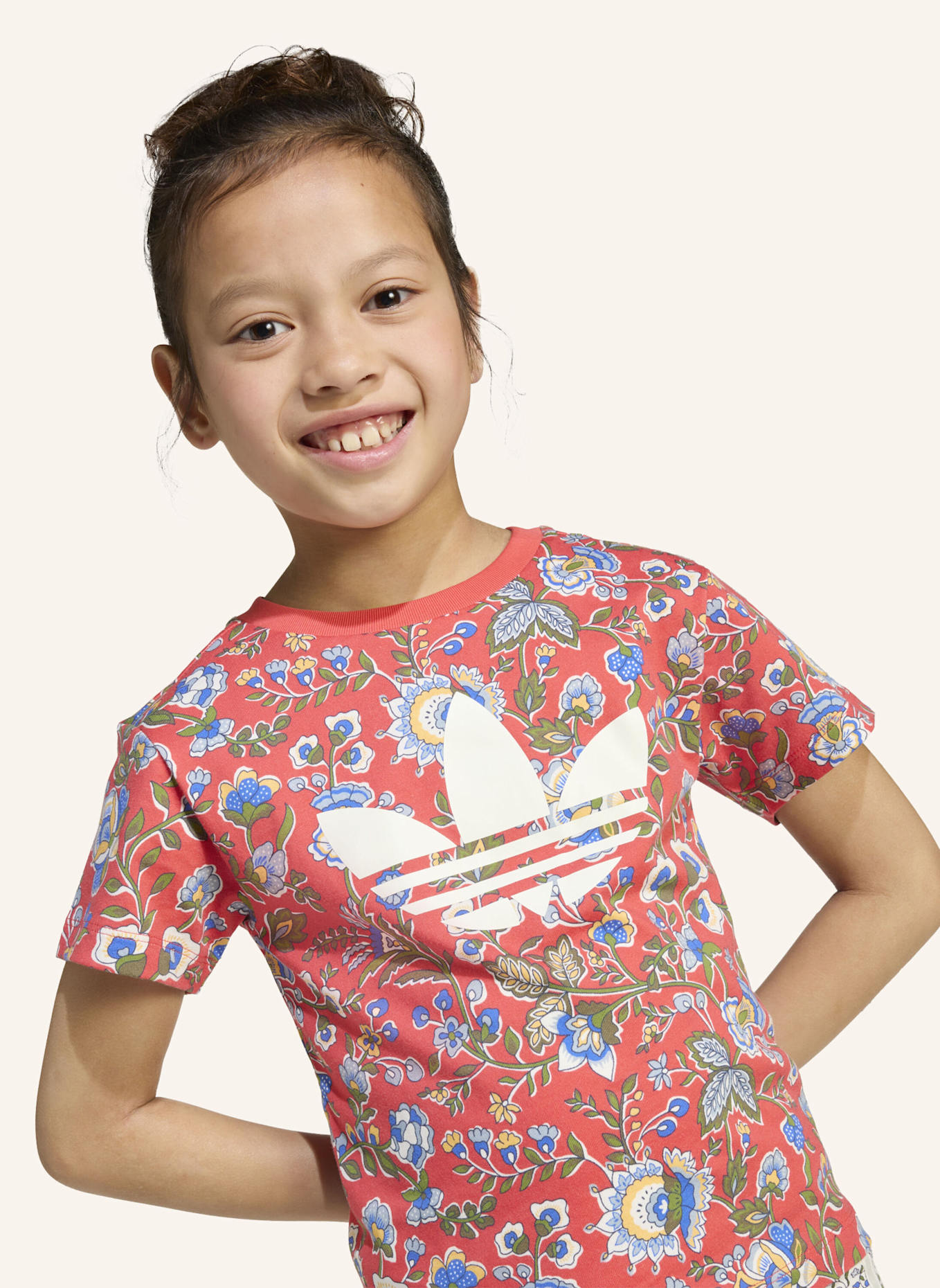 adidas Originals ADIDAS ORIGINALS X LIBERTY LONDON KIDS T-SHIRT-SET: ROT