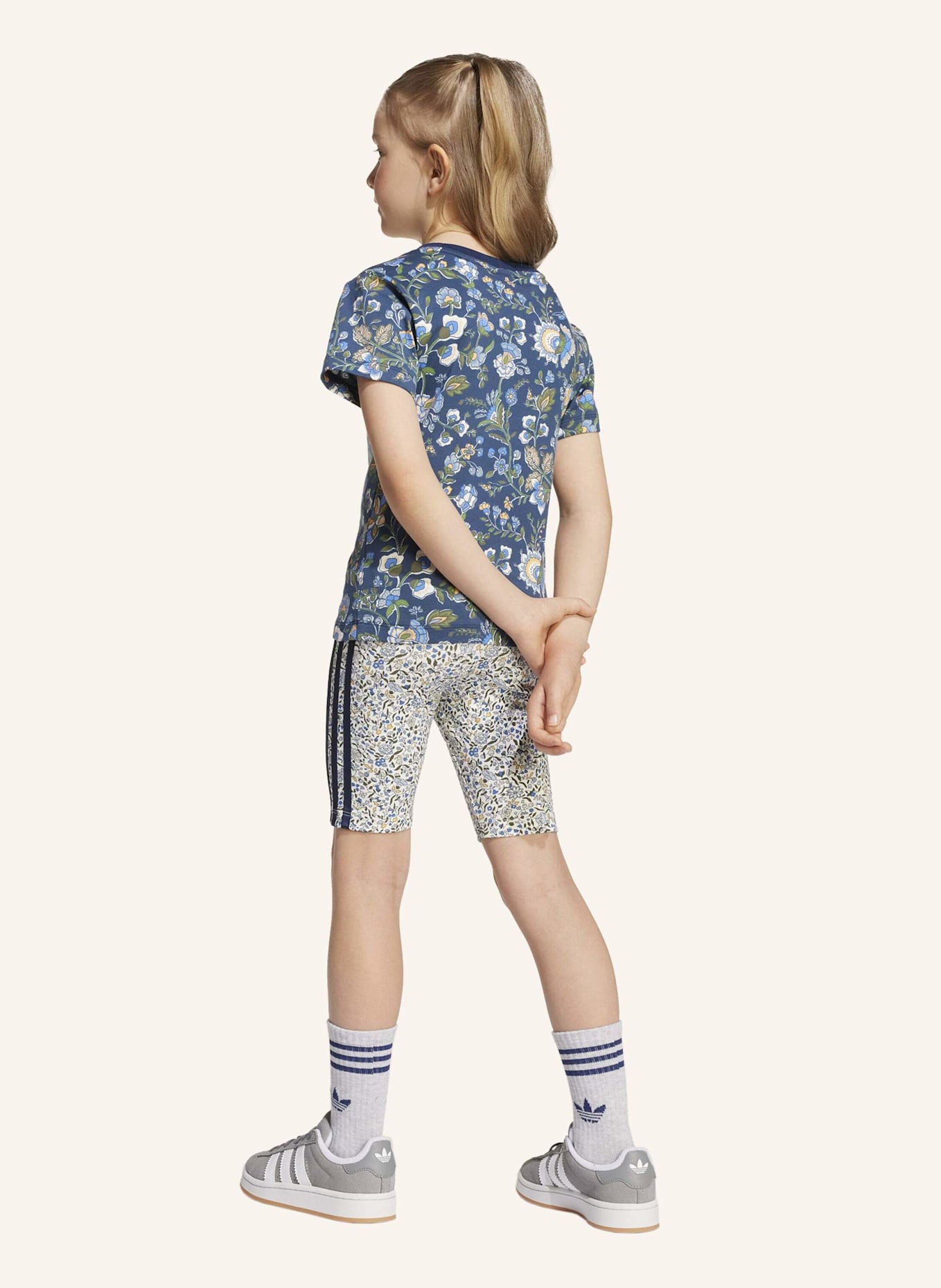 adidas Originals ADIDAS ORIGINALS X LIBERTY LONDON KIDS T-SHIRT-SET: BLAU