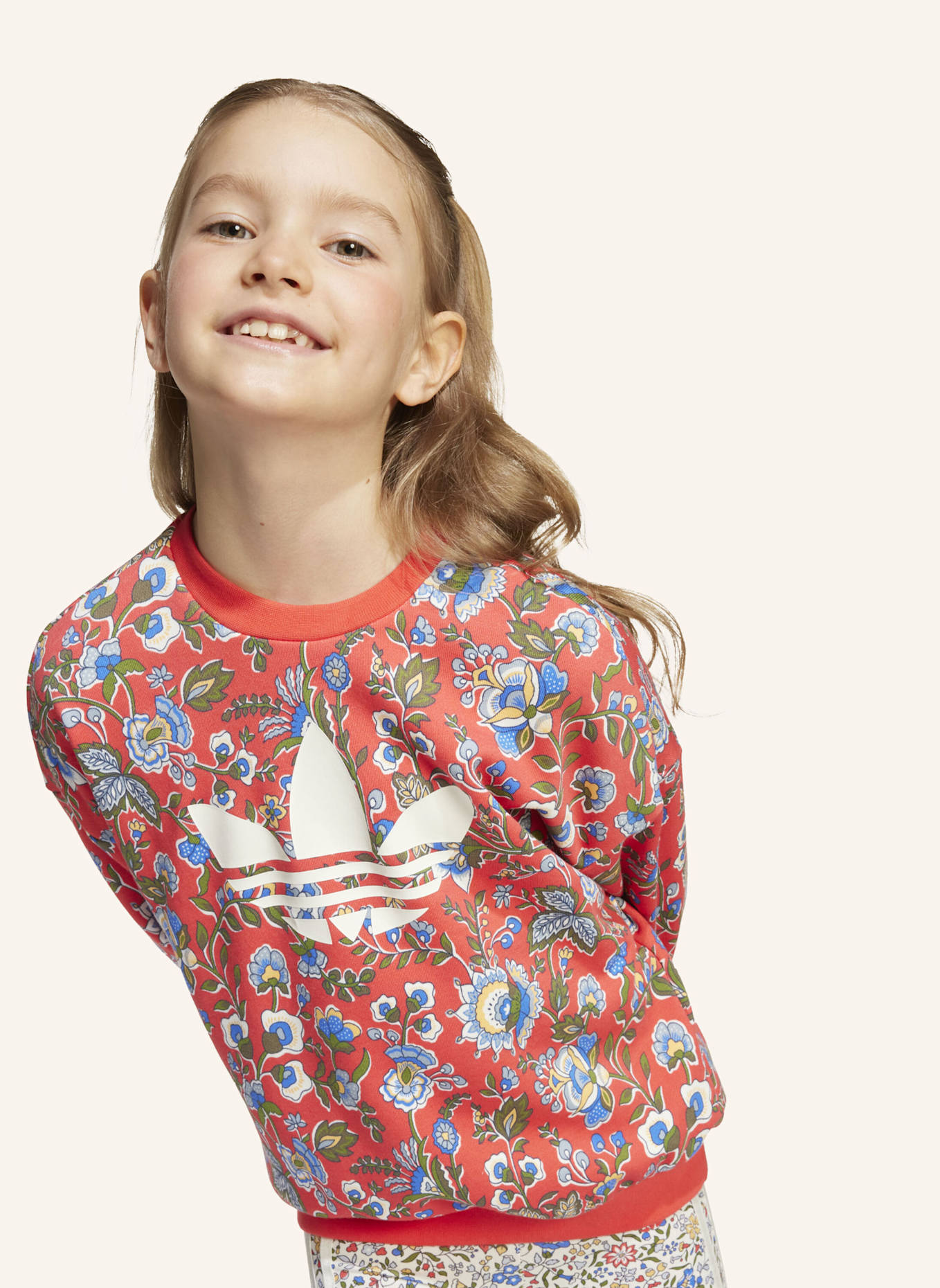 adidas Originals ADIDAS ORIGINALS X LIBERTY LONDON KIDS LEGGINGS-SET: ROT
