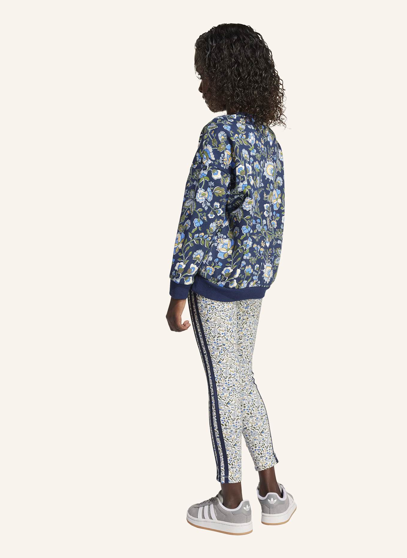 adidas Originals ADIDAS ORIGINALS X LIBERTY LONDON KIDS LEGGINGS-SET: BLAU