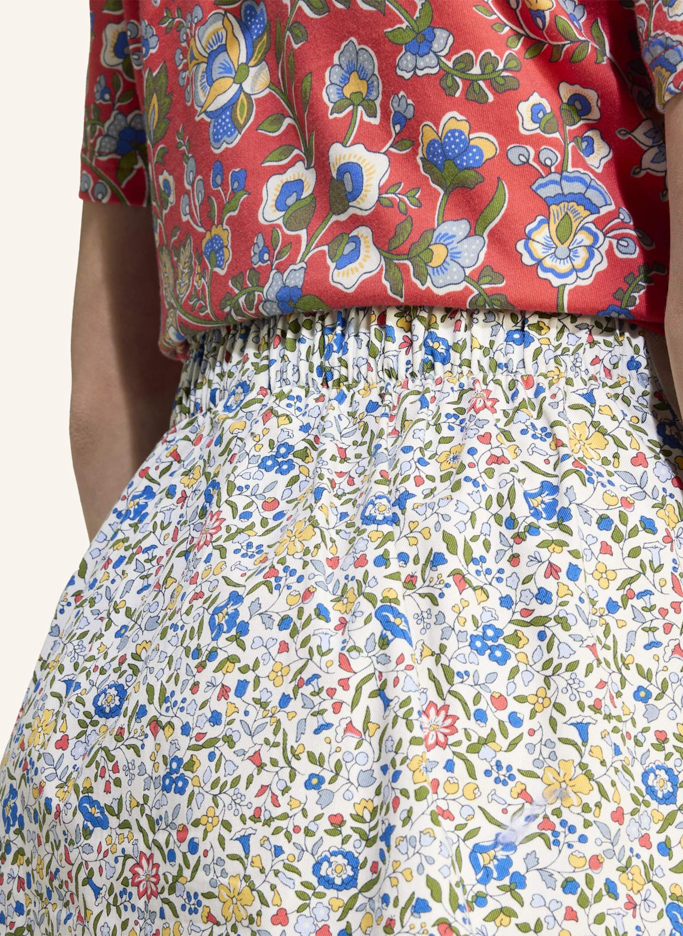 adidas Originals ADIDAS ORIGINALS X LIBERTY LONDON KIDS ROCK: WEISS/ ROT