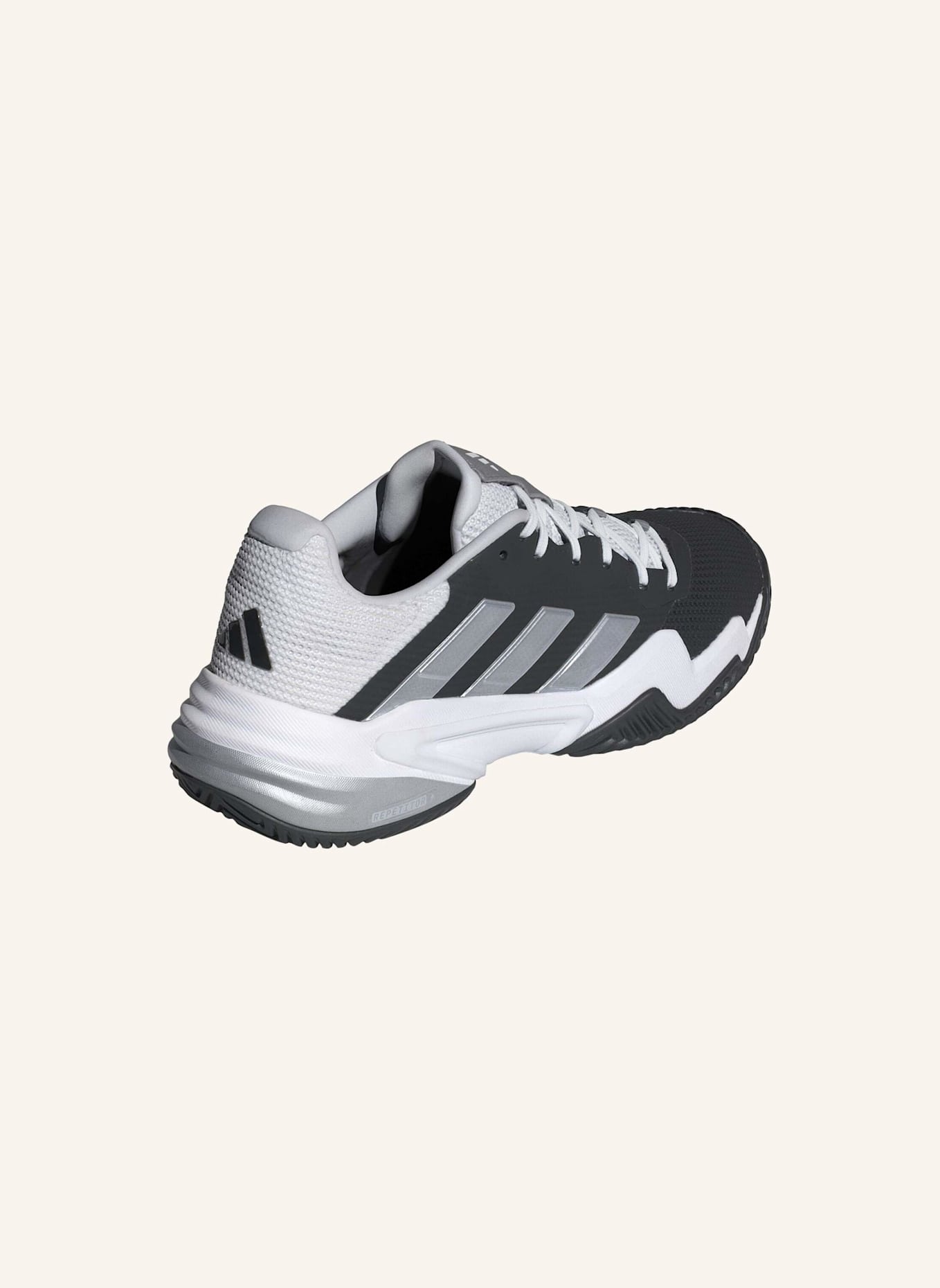 adidas Tennisschuhe BARRICADE 13: SCHWARZ/ WEISS/ GRAU