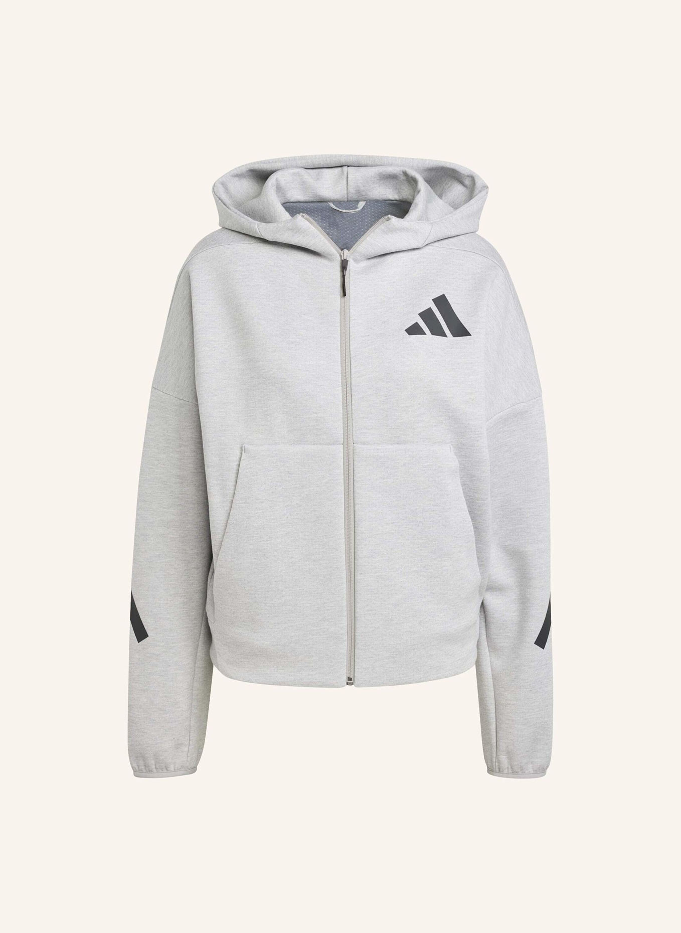 adidas Sweatjacke Z.N.E. FULL ZIP: GRAU