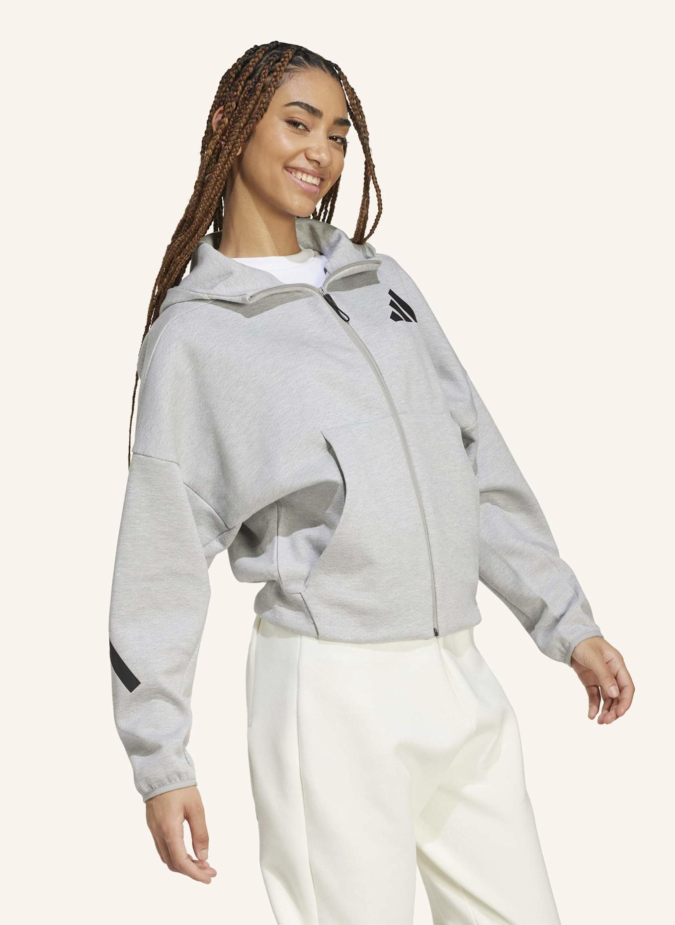 adidas Sweatjacke Z.N.E. FULL ZIP: GRAU