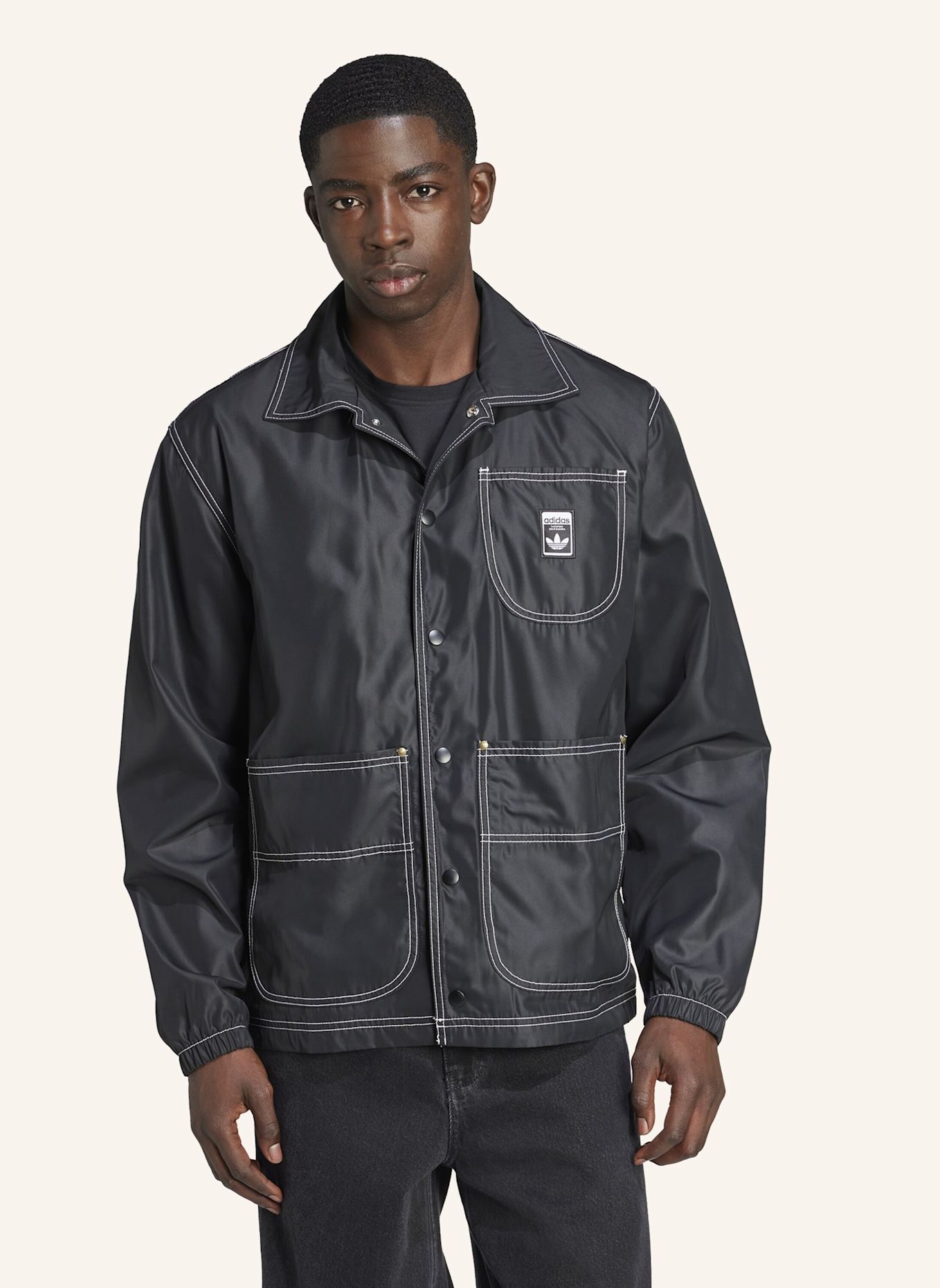 adidas Originals WABASH REGULAR COACH JACKE: SCHWARZ