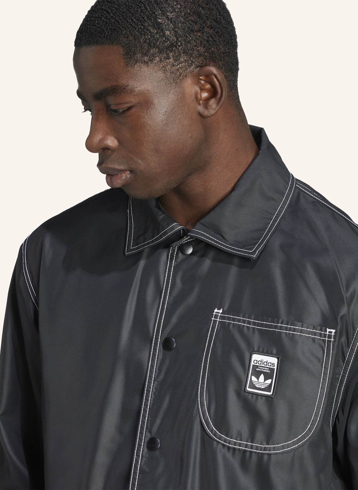 adidas Originals WABASH REGULAR COACH JACKE: SCHWARZ