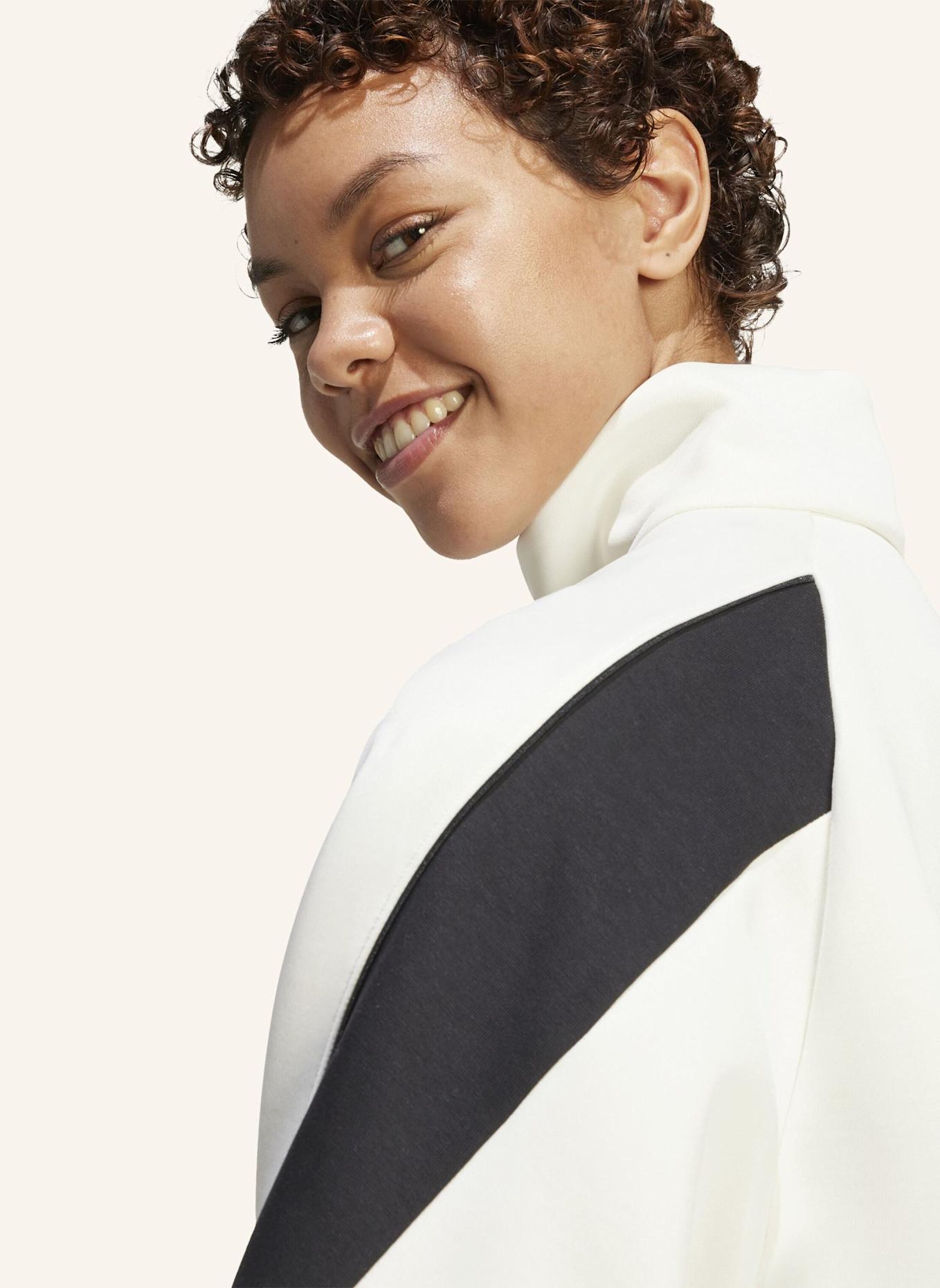 adidas STADIUM TRAININGSJACKE: WEISS/ SCHWARZ