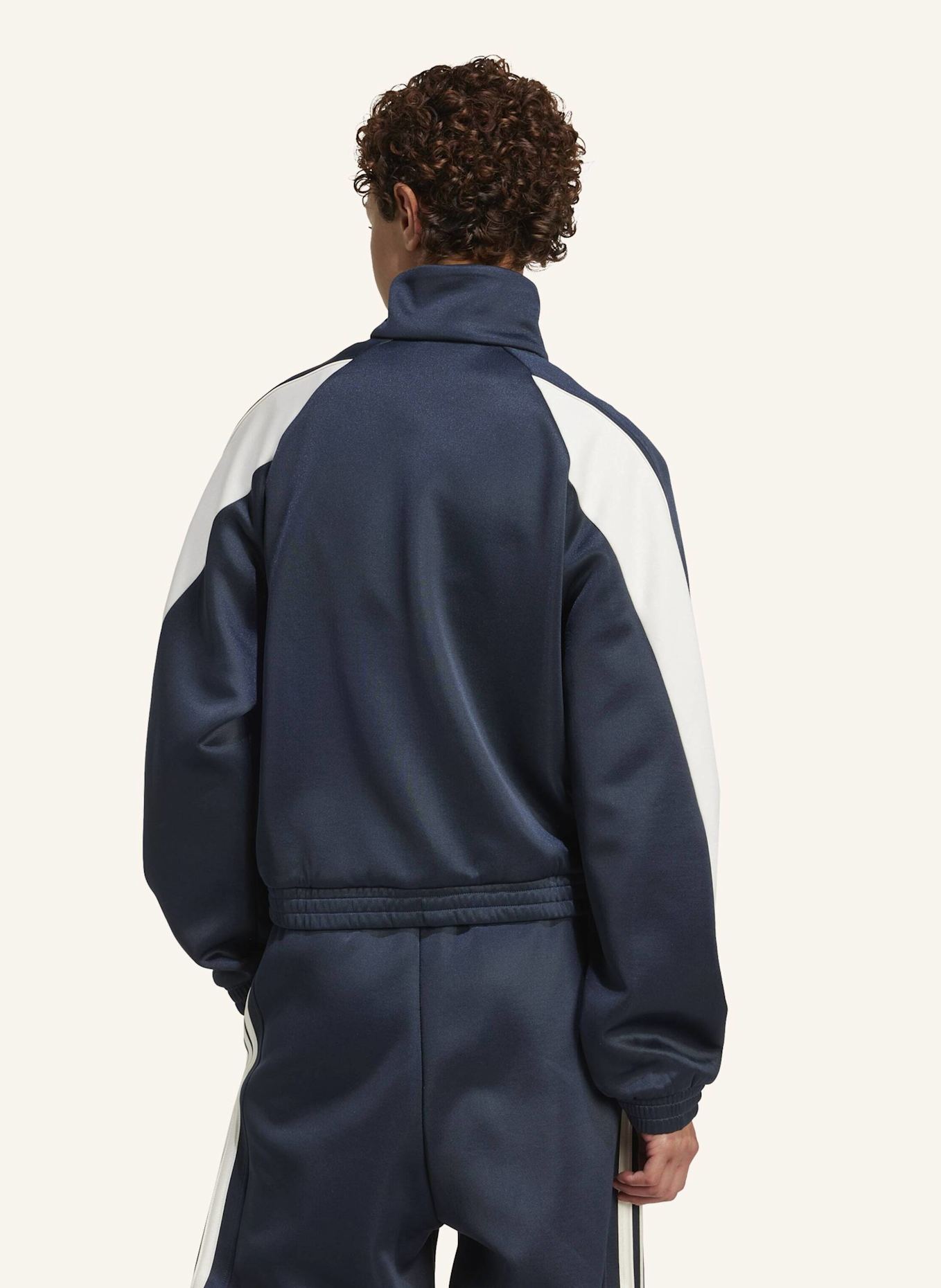 adidas STADIUM TRAININGSJACKE: SCHWARZ/ WEISS