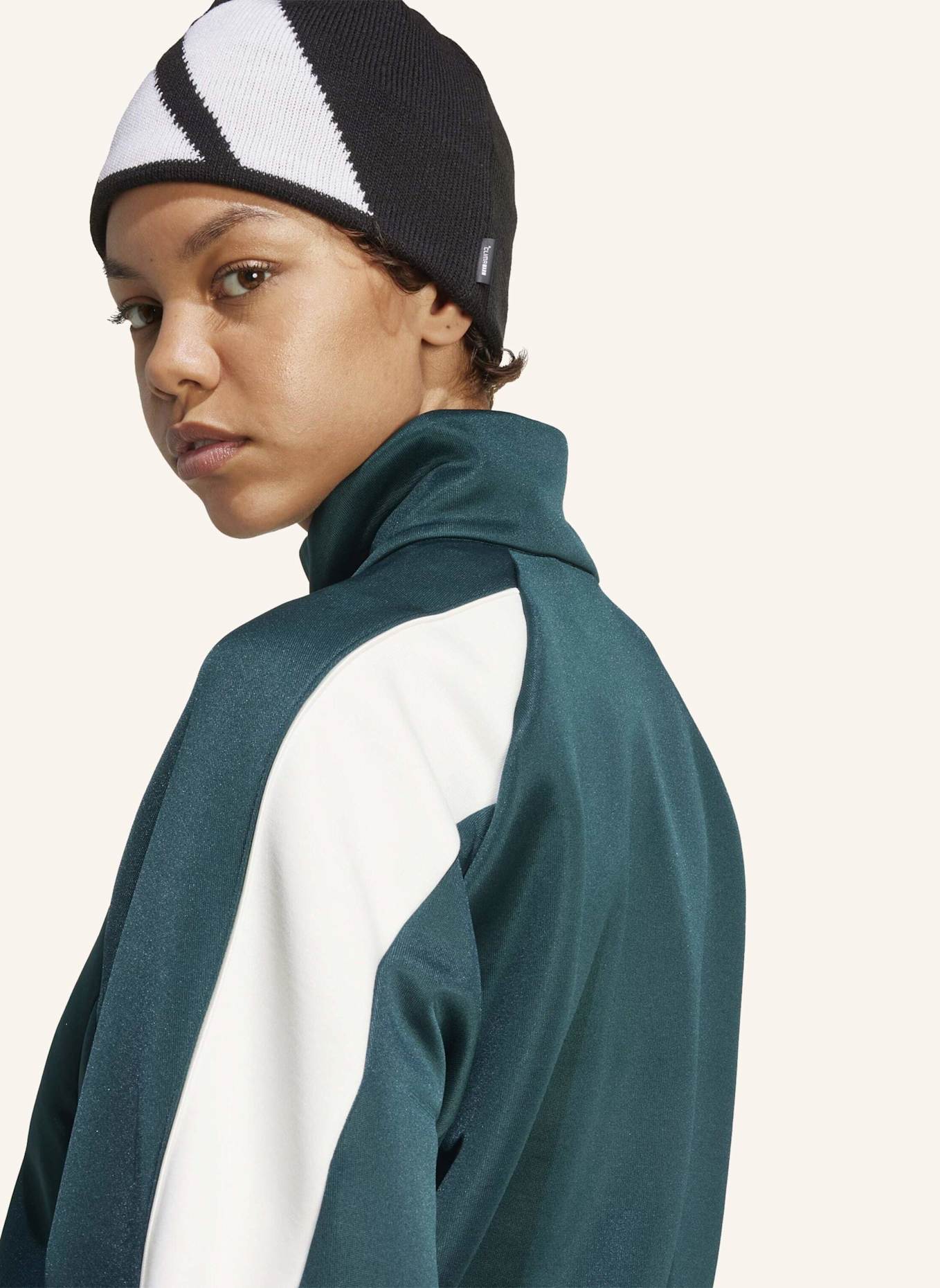 adidas STADIUM TRAININGSJACKE: GRÜN/ WEISS