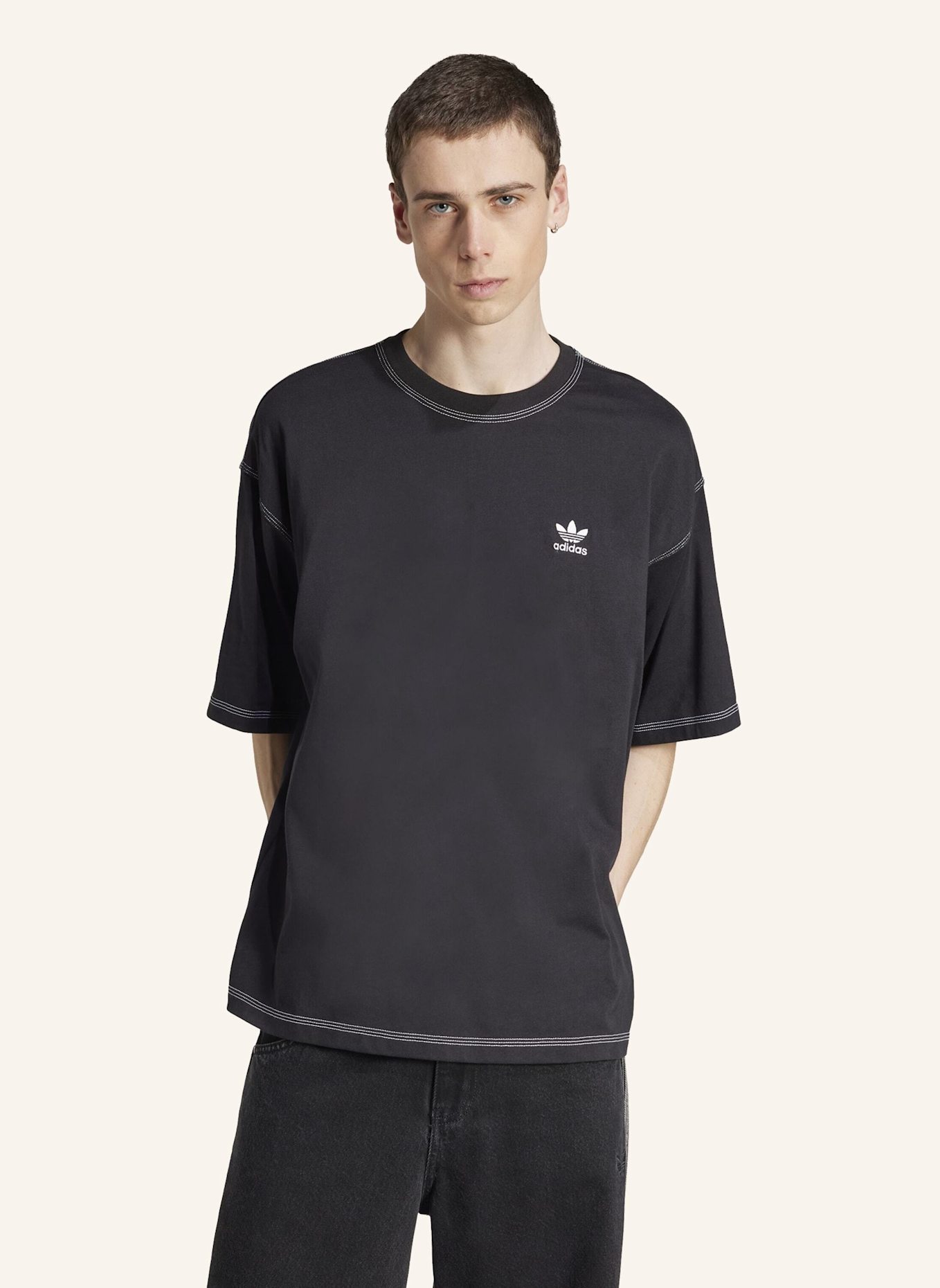 adidas Originals T-Shirt ESSENTIALS: SCHWARZ
