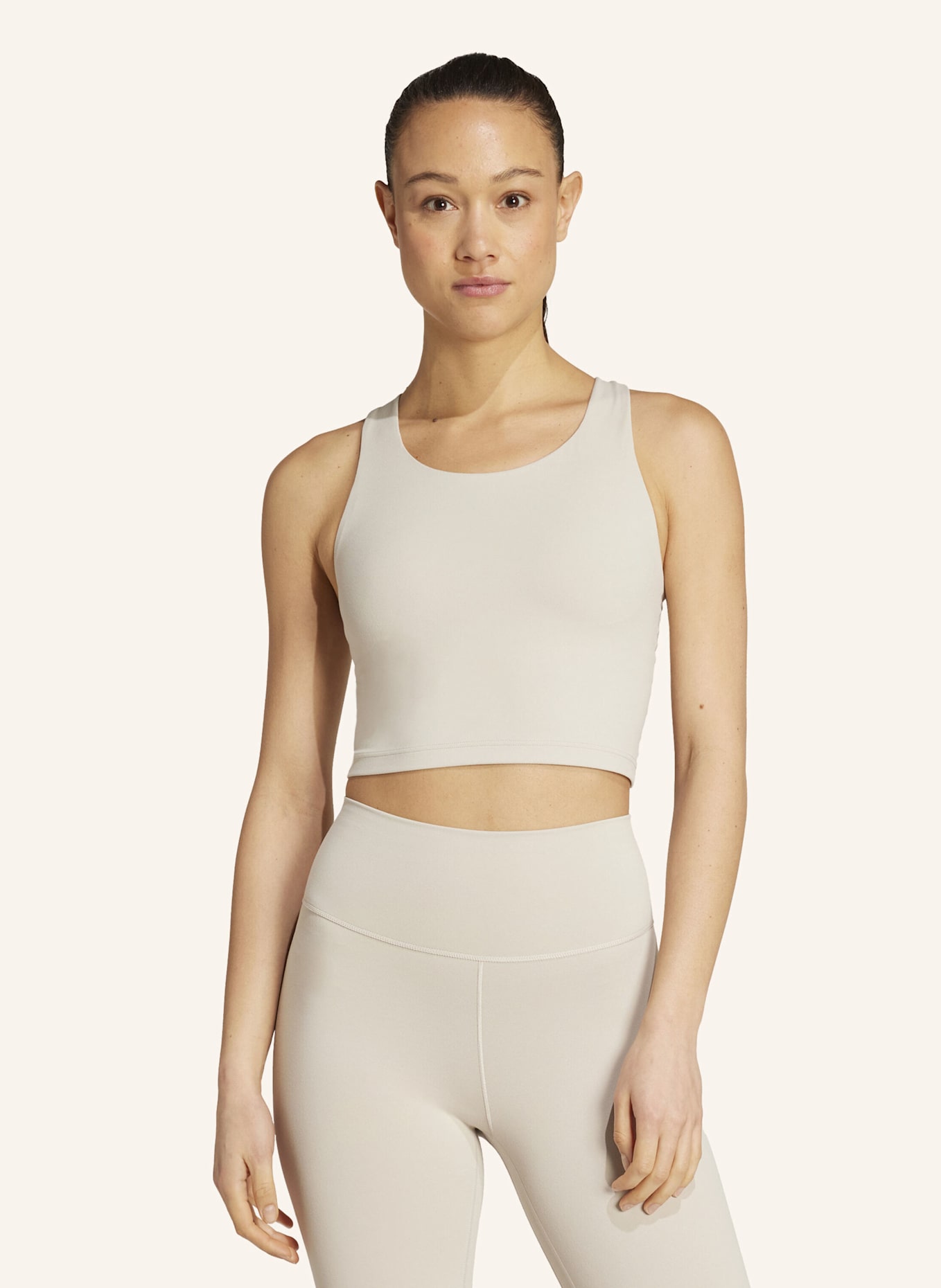 adidas Cropped-Top ALL ME MEDIUM: BEIGE