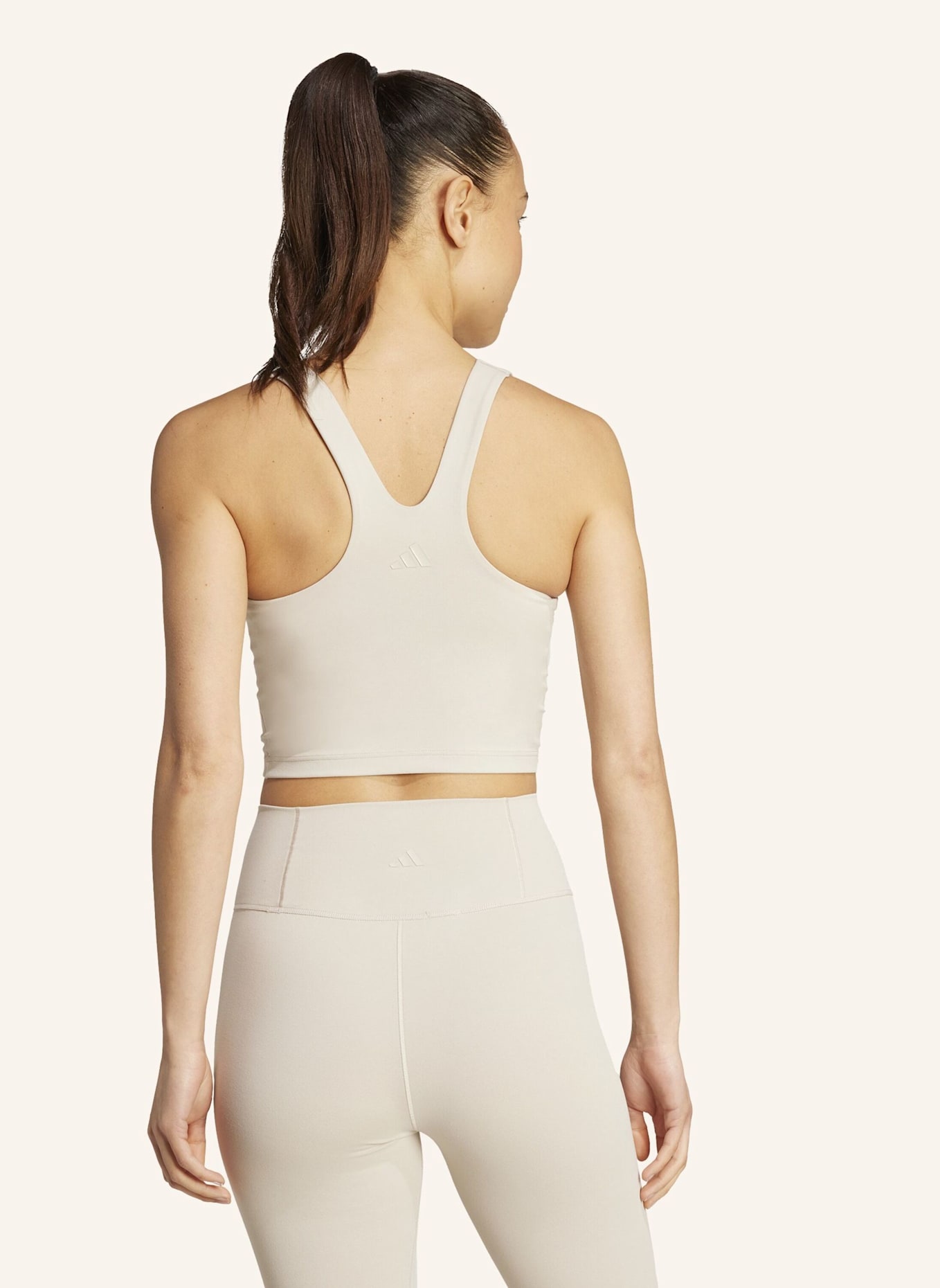 adidas Cropped-Top ALL ME MEDIUM: BEIGE
