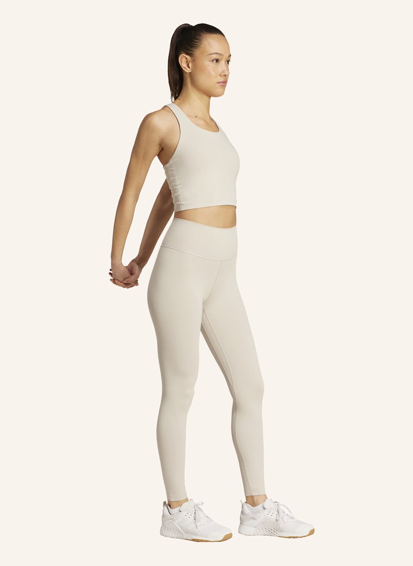 adidas Cropped-Top ALL ME MEDIUM: BEIGE