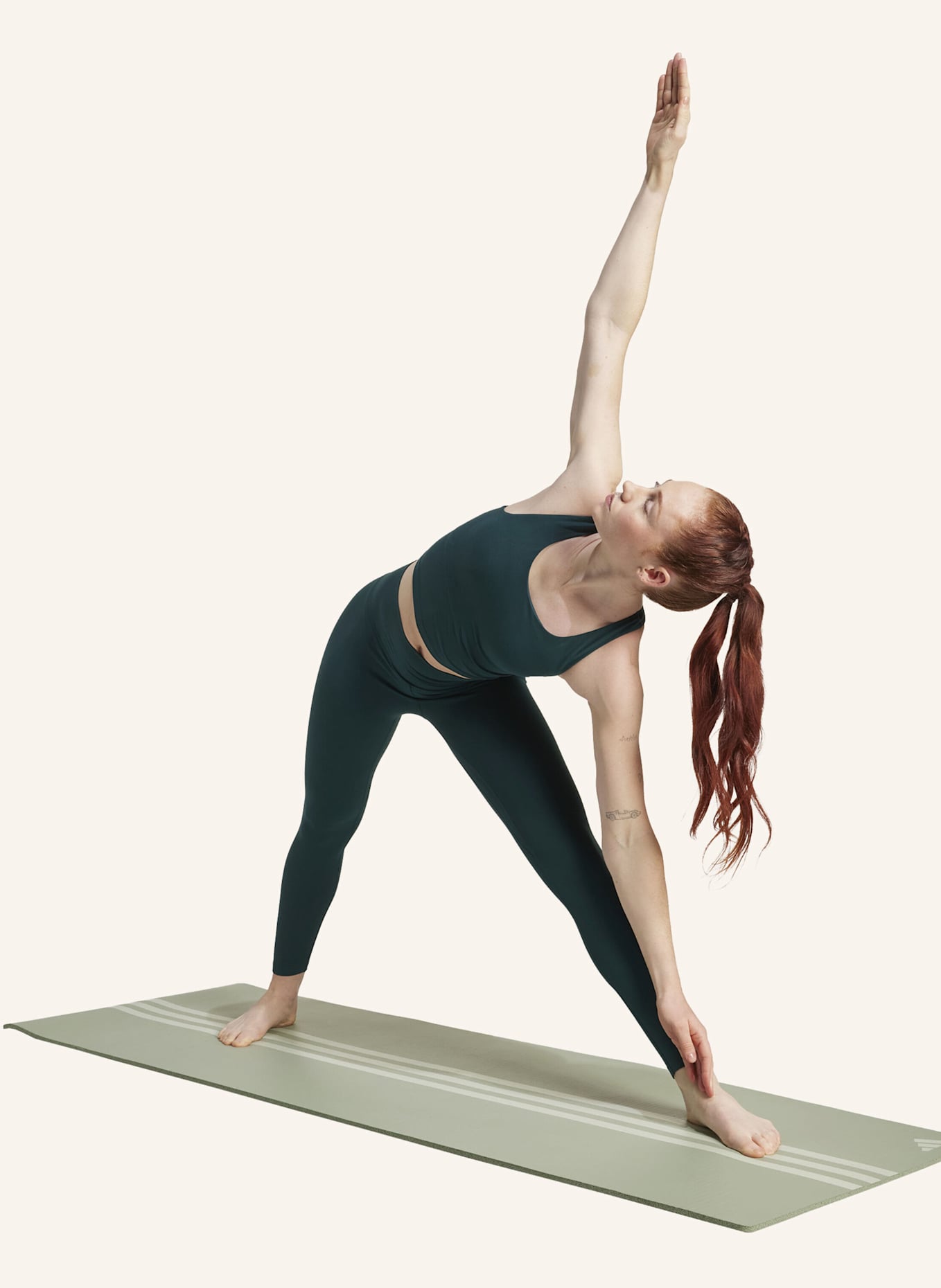 adidas Cropped-Top ALL ME MEDIUM: GRÜN