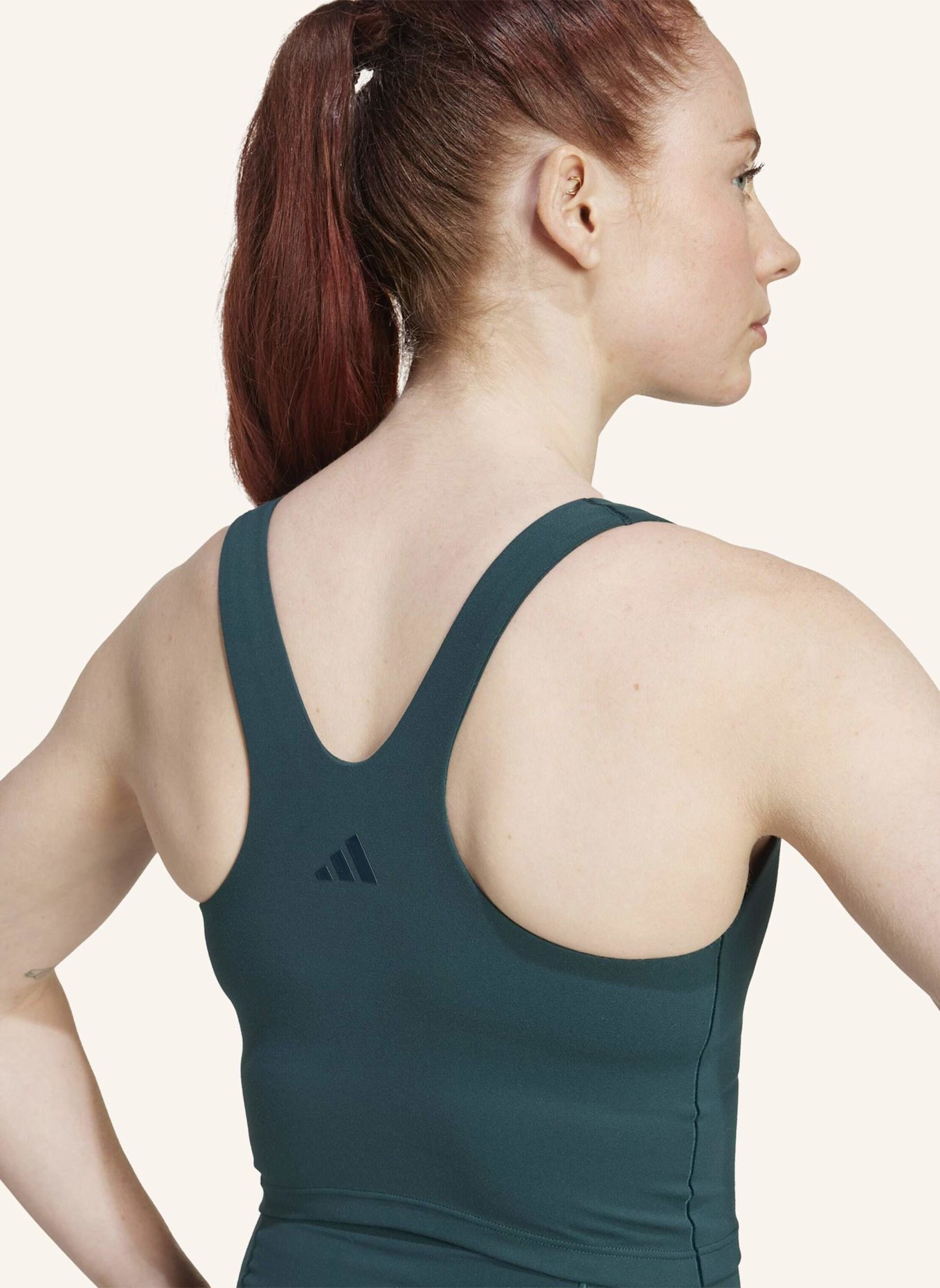 adidas Cropped-Top ALL ME MEDIUM: GRÜN