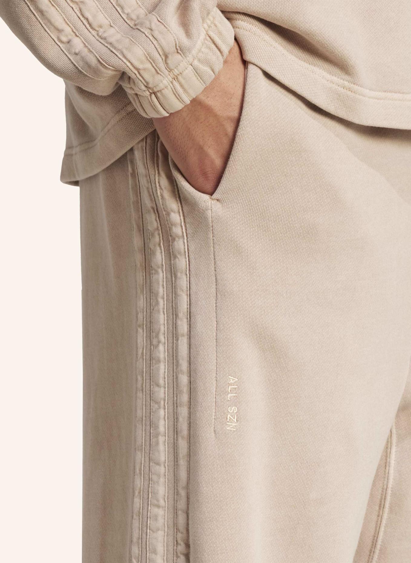 adidas ALL SZN FRENCH TERRY WASHED LOOSE HOSE: BEIGE