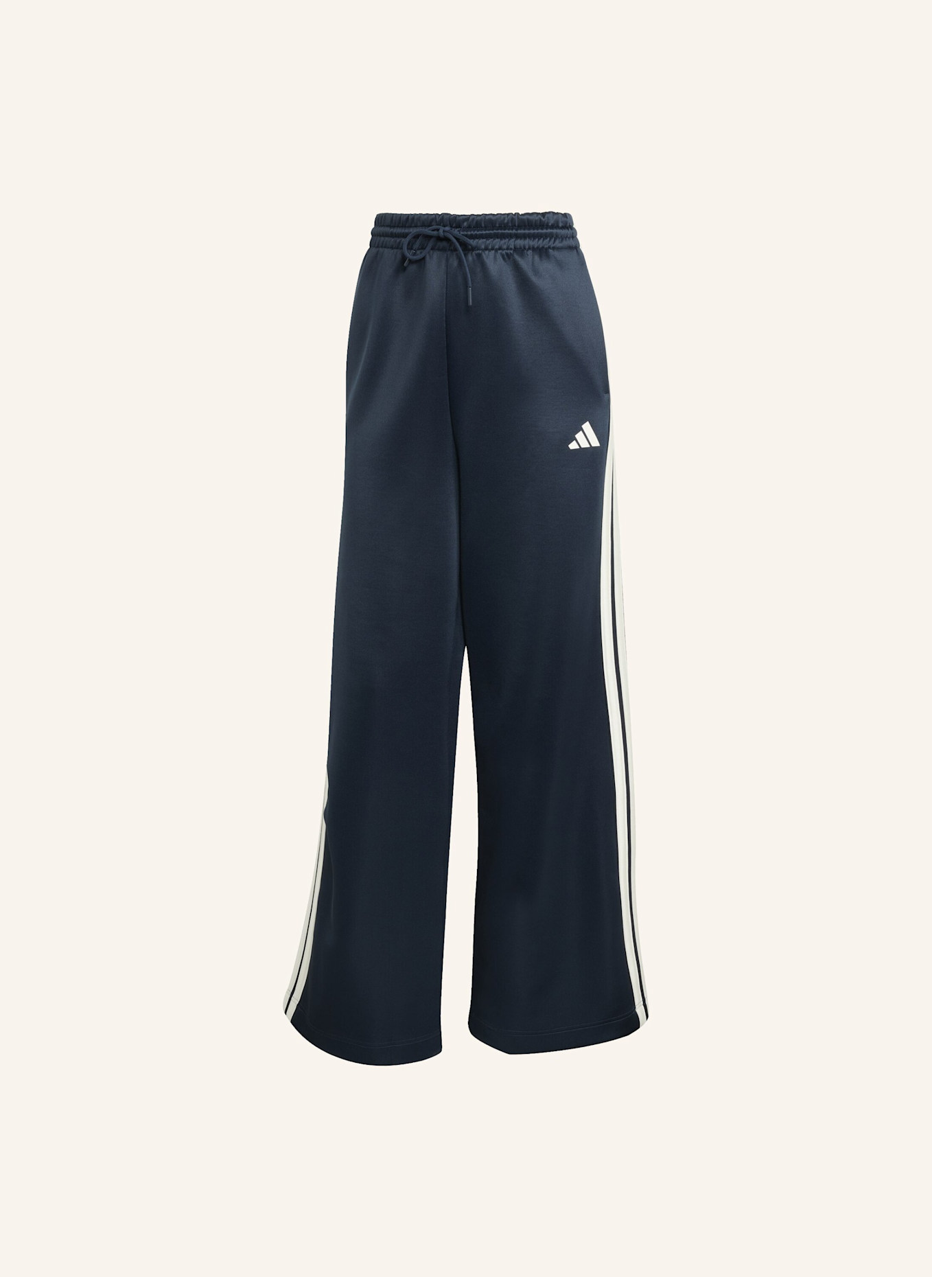 adidas STADIUM 3-STREIFEN TRAININGSHOSE: SCHWARZ/ WEISS