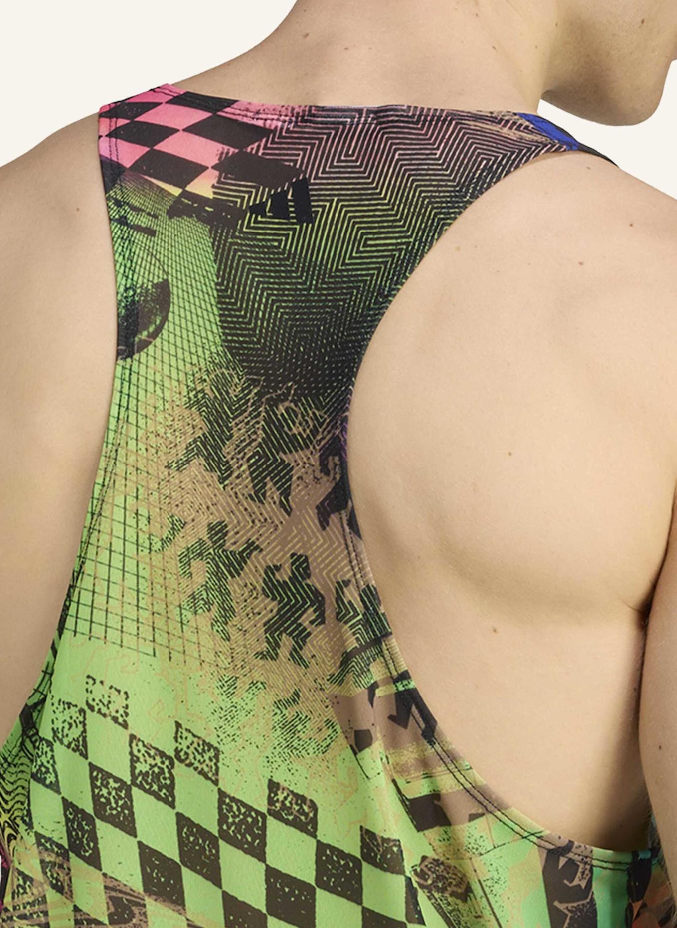 adidas ADIDAS X JEREMY SCOTT ALLOVER-PRINT TANKTOP: ROSA/ LILA