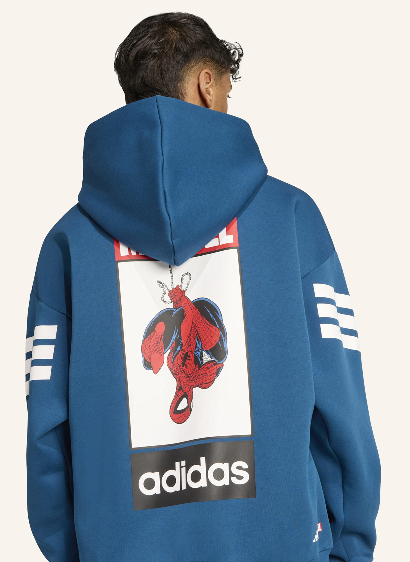 adidas ADIDAS MARVEL SPIDER-MAN HOODIE: BLAU