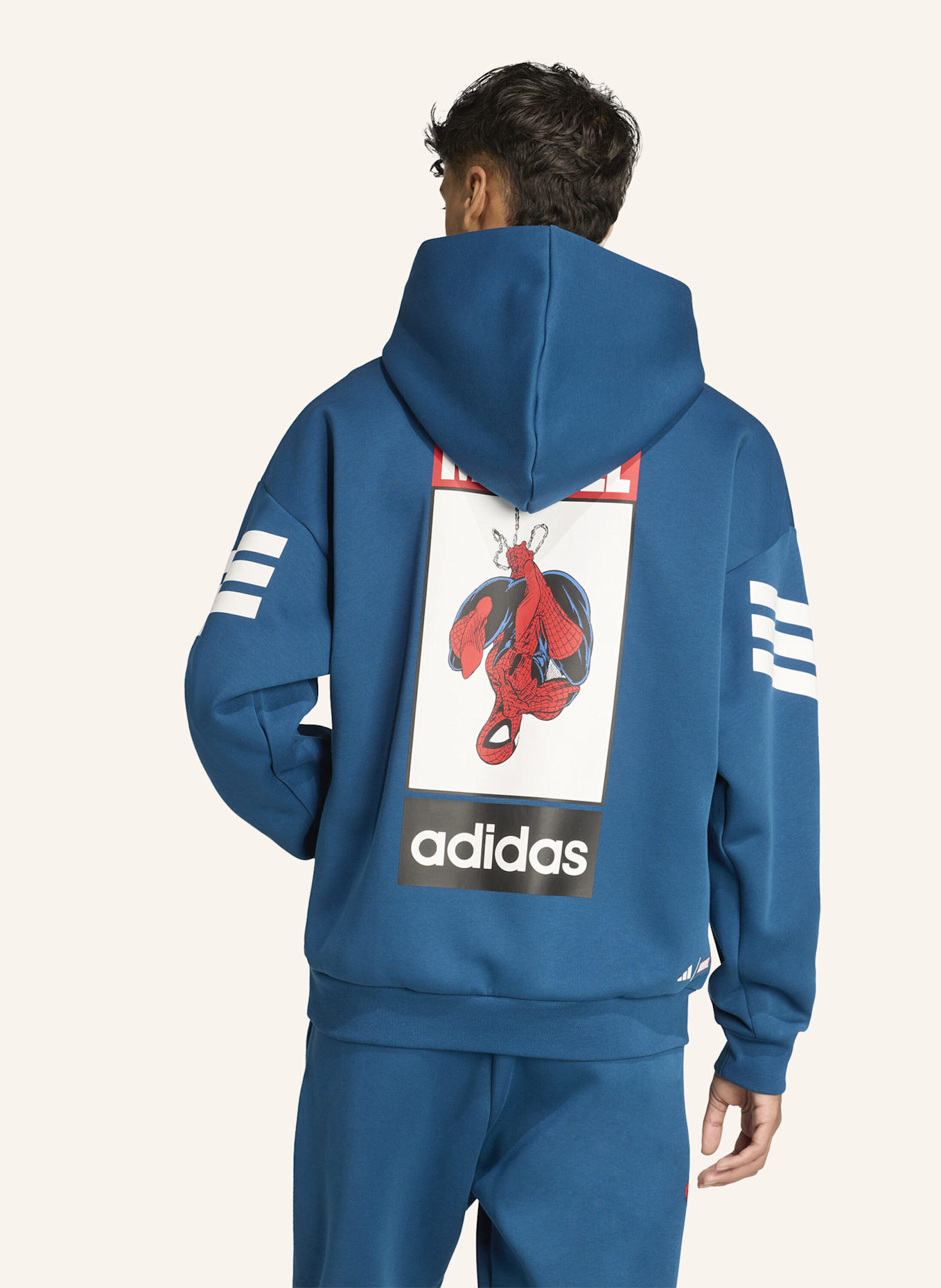adidas ADIDAS MARVEL SPIDER-MAN HOODIE: BLAU