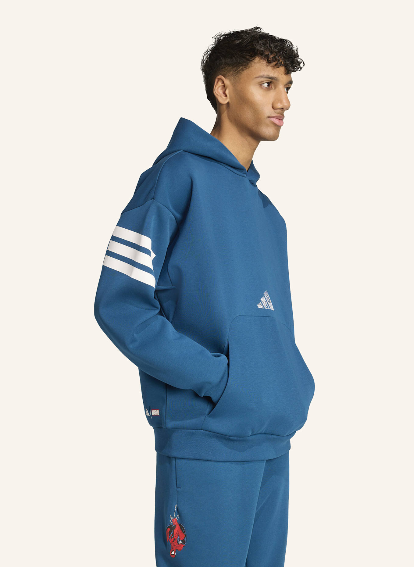 adidas ADIDAS MARVEL SPIDER-MAN HOODIE: BLAU