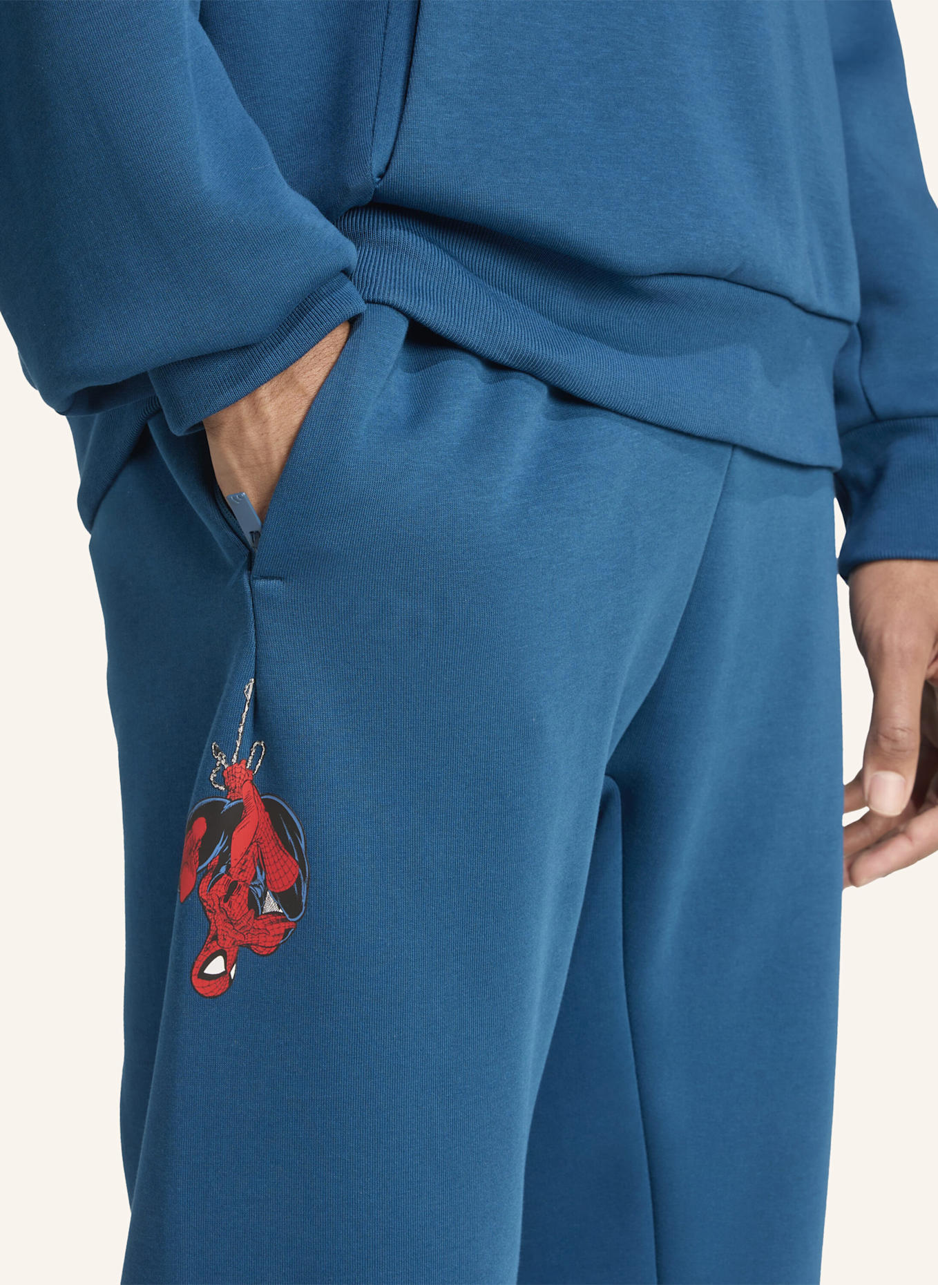 adidas ADIDAS MARVEL SPIDER-MAN JOGGINGHOSE: BLAU