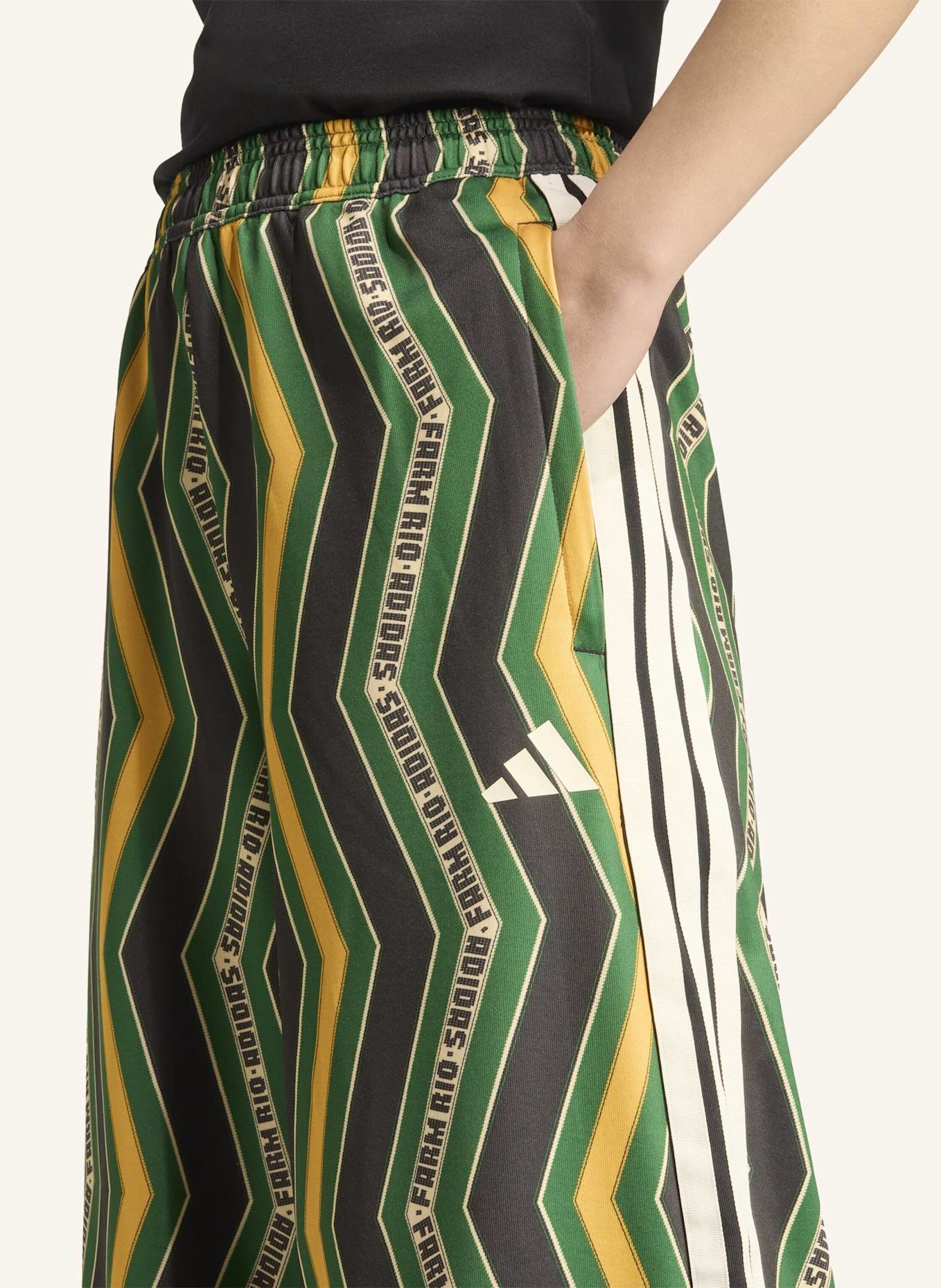 adidas ADIDAS X FARM TIRO TRAININGSHOSE: SCHWARZ/ GRÜN/ GELB