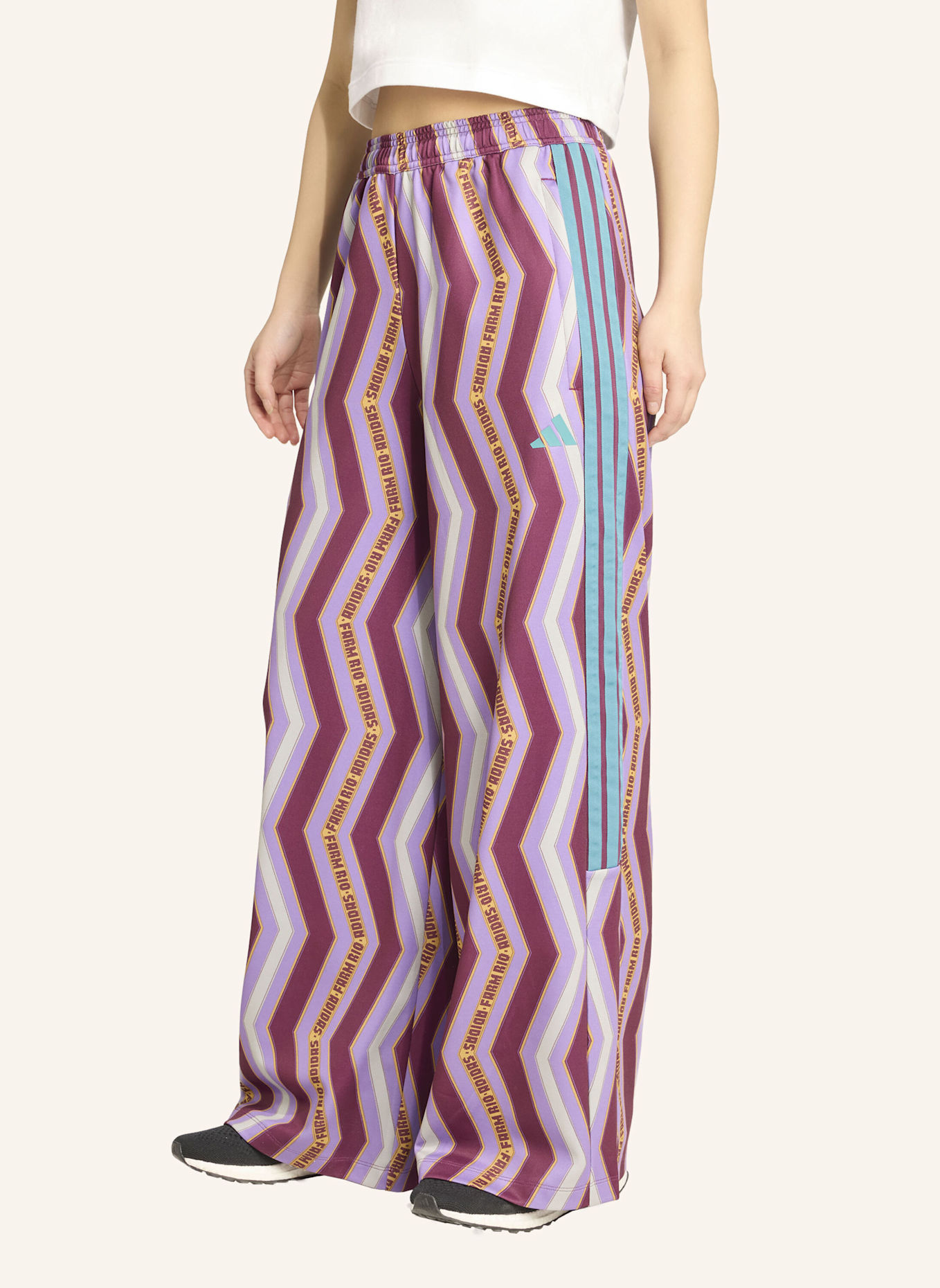 adidas ADIDAS X FARM TIRO TRAININGSHOSE: ROT/ LILA/ GRAU