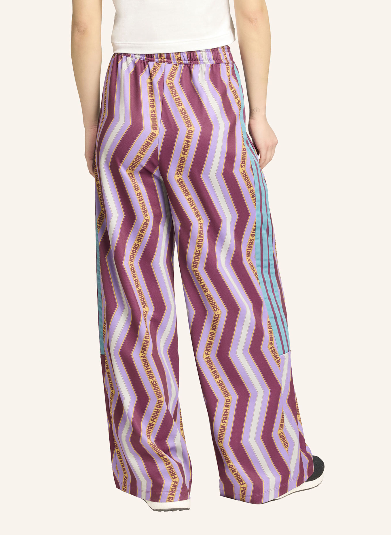 adidas ADIDAS X FARM TIRO TRAININGSHOSE: ROT/ LILA/ GRAU