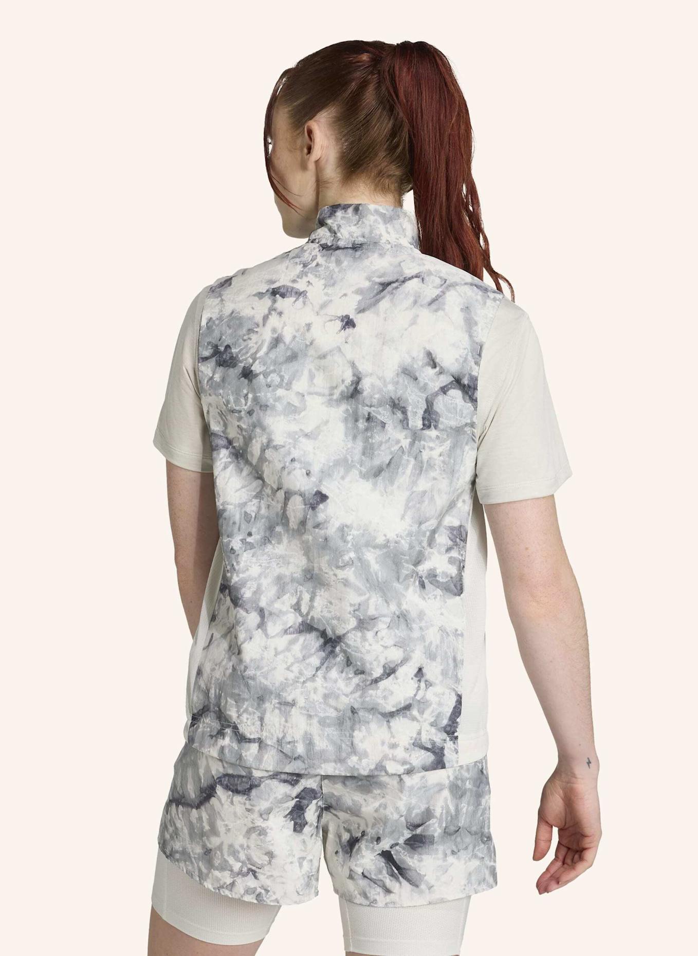 adidas OWN THE RUN SPRAY DYE WESTE: GRAU/ SCHWARZ