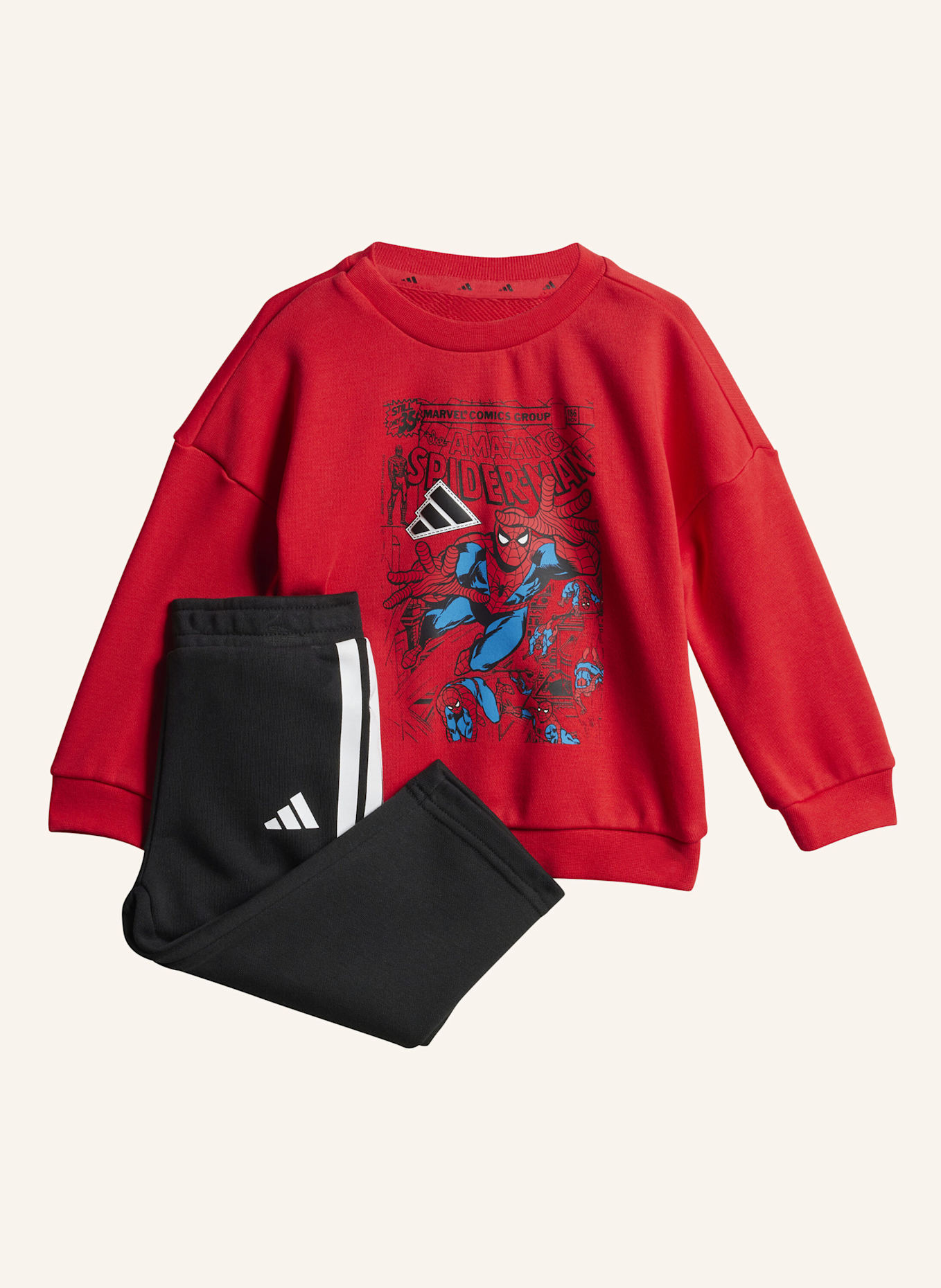 adidas MARVEL SPIDER-MAN JOGGINGHOSE KINDER: WEISS