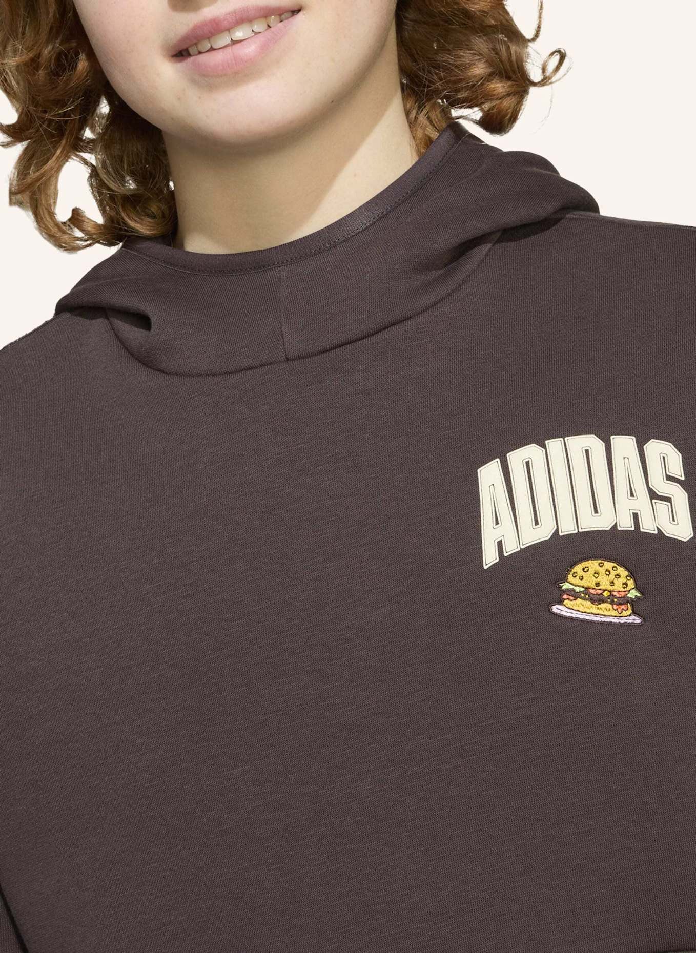 adidas ADIDAS THE SIMPSONS KAPUZEN-SWEATSHIRT KINDER: BRAUN