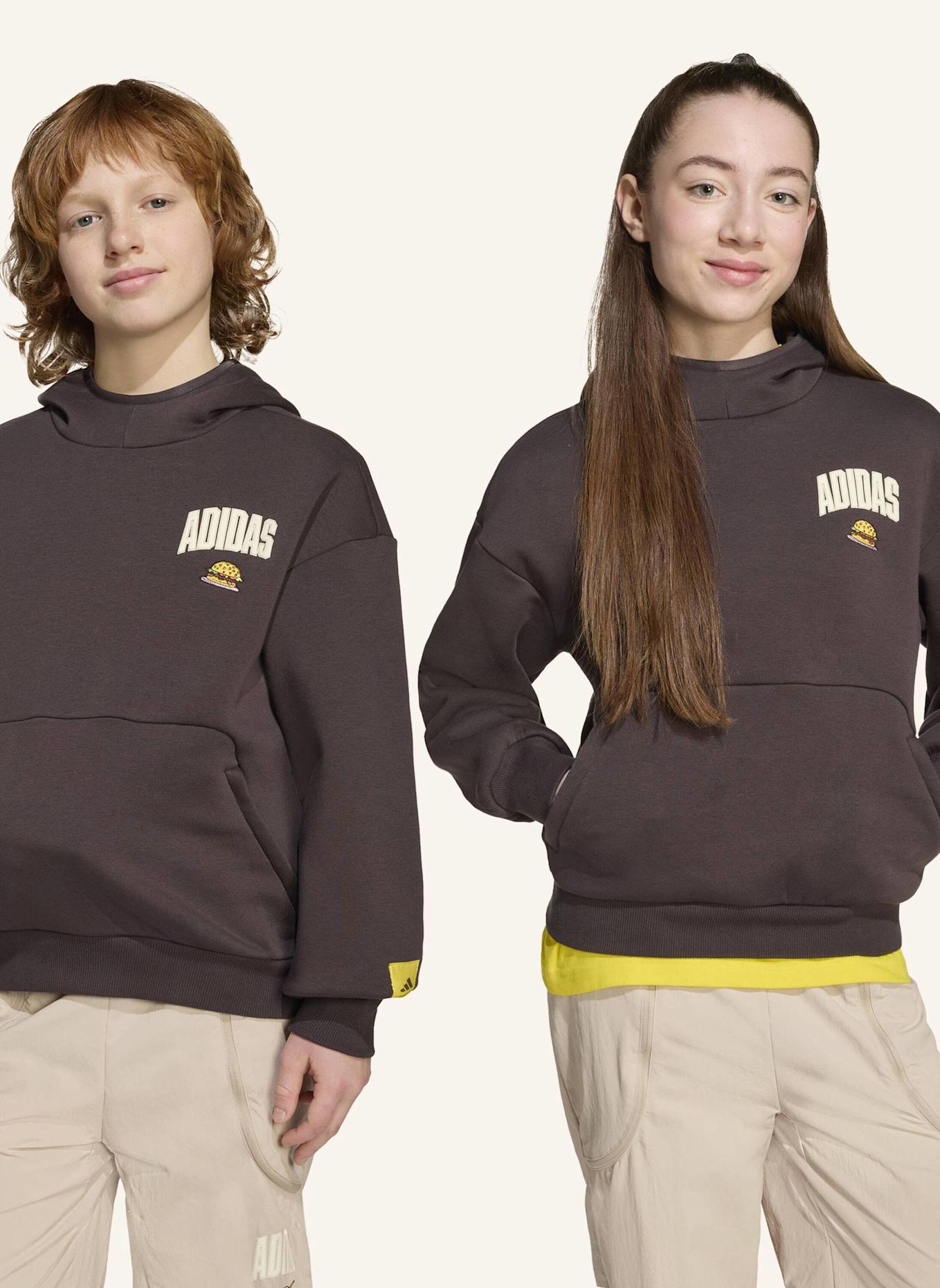 adidas ADIDAS THE SIMPSONS KAPUZEN-SWEATSHIRT KINDER: BRAUN