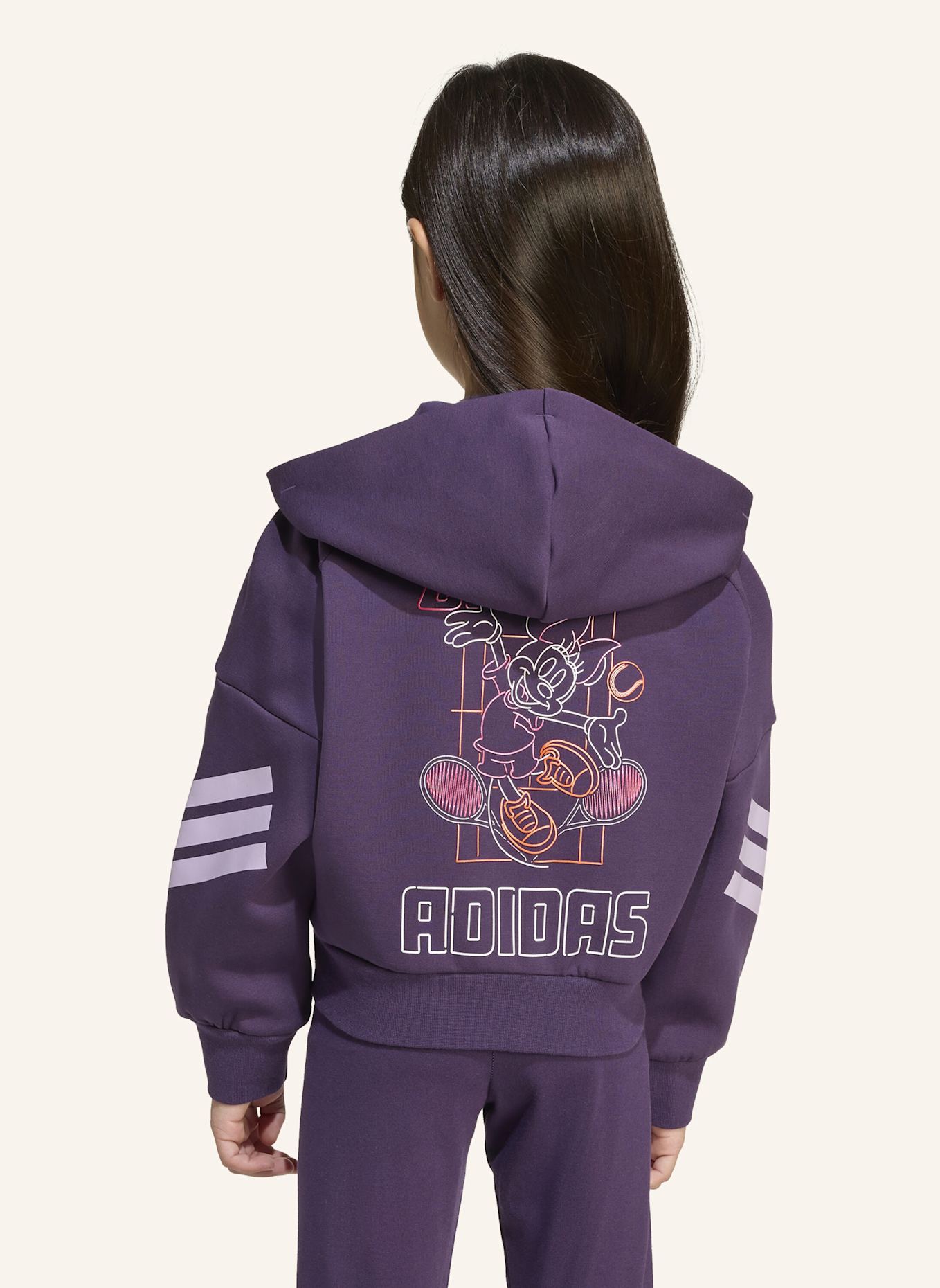 adidas DISNEY MINNIE MAUS TRACK TOP KINDER: LILA/ HELLLILA/ ROSA