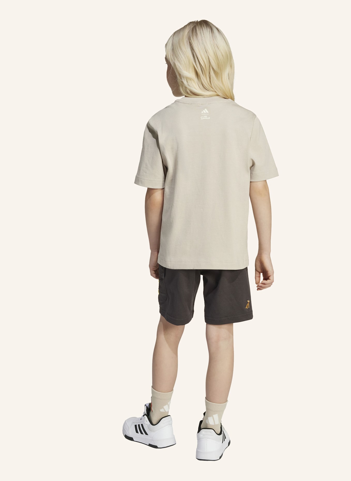 adidas DIE SIMPSONS T-SHIRT-SET KIDS: BEIGE
