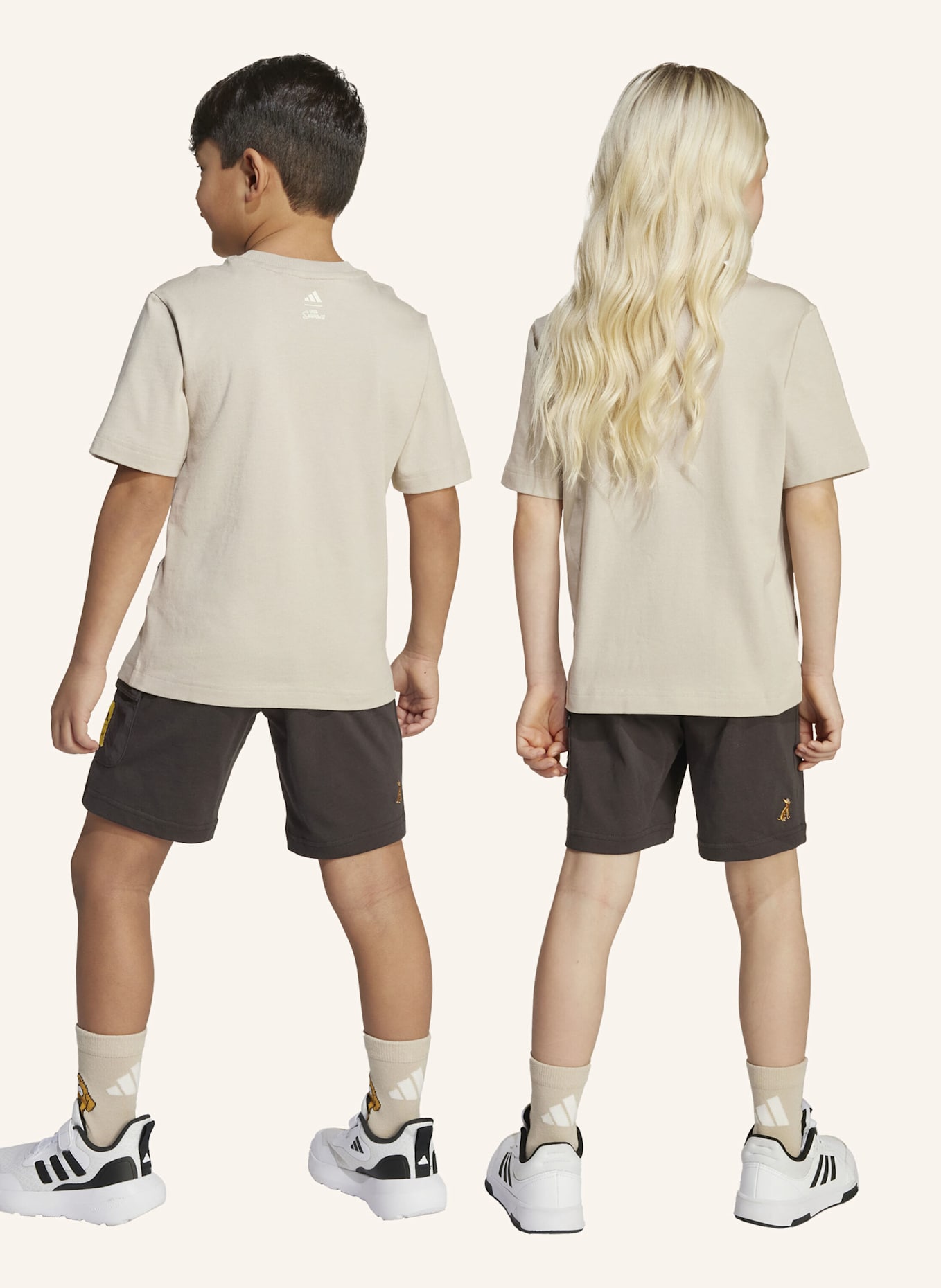adidas DIE SIMPSONS T-SHIRT-SET KIDS: BEIGE