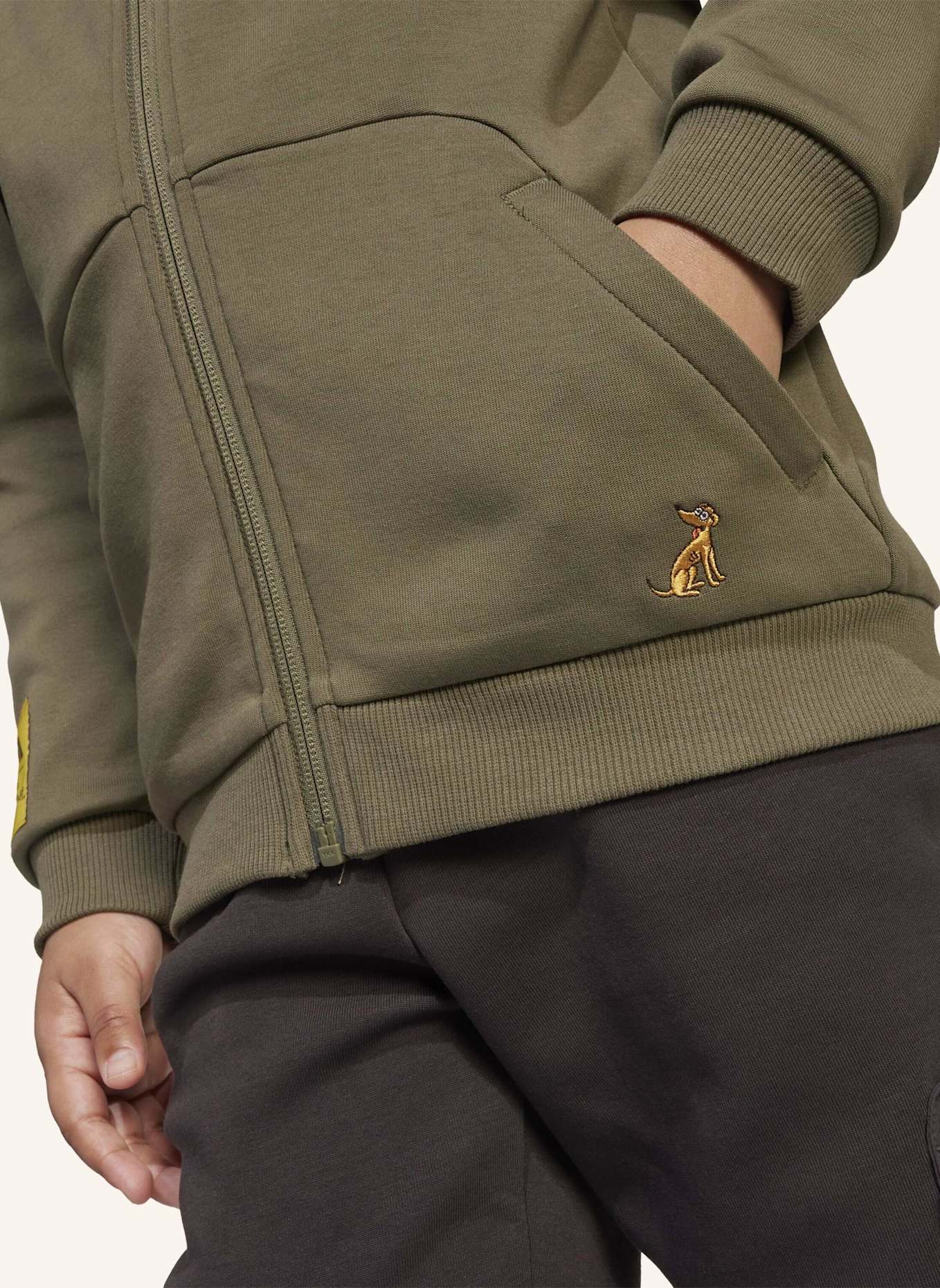 adidas DIE SIMPSONS TRACK TOP KINDER: GRÜN