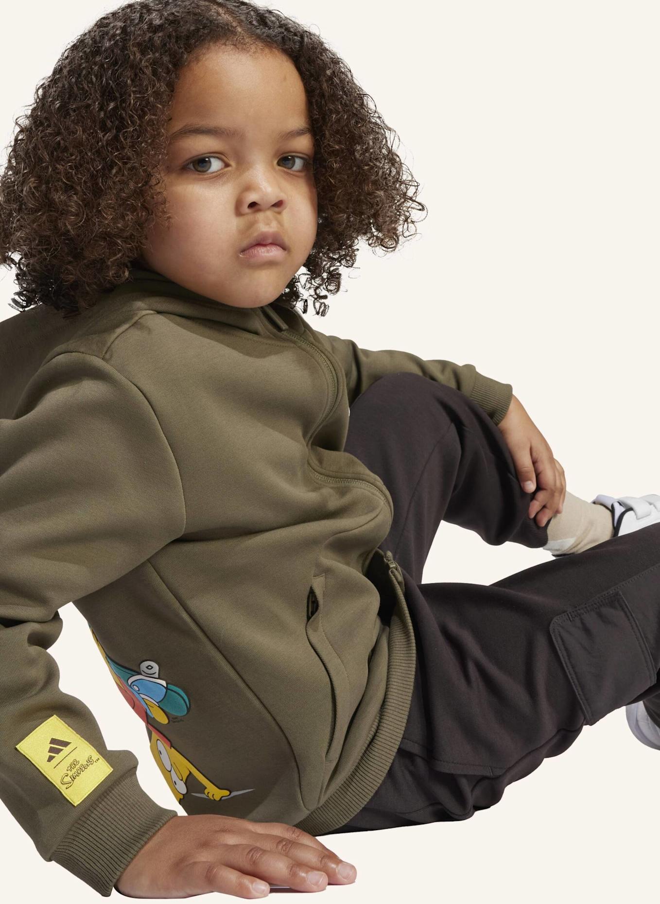 adidas DIE SIMPSONS TRACK TOP KINDER: GRÜN
