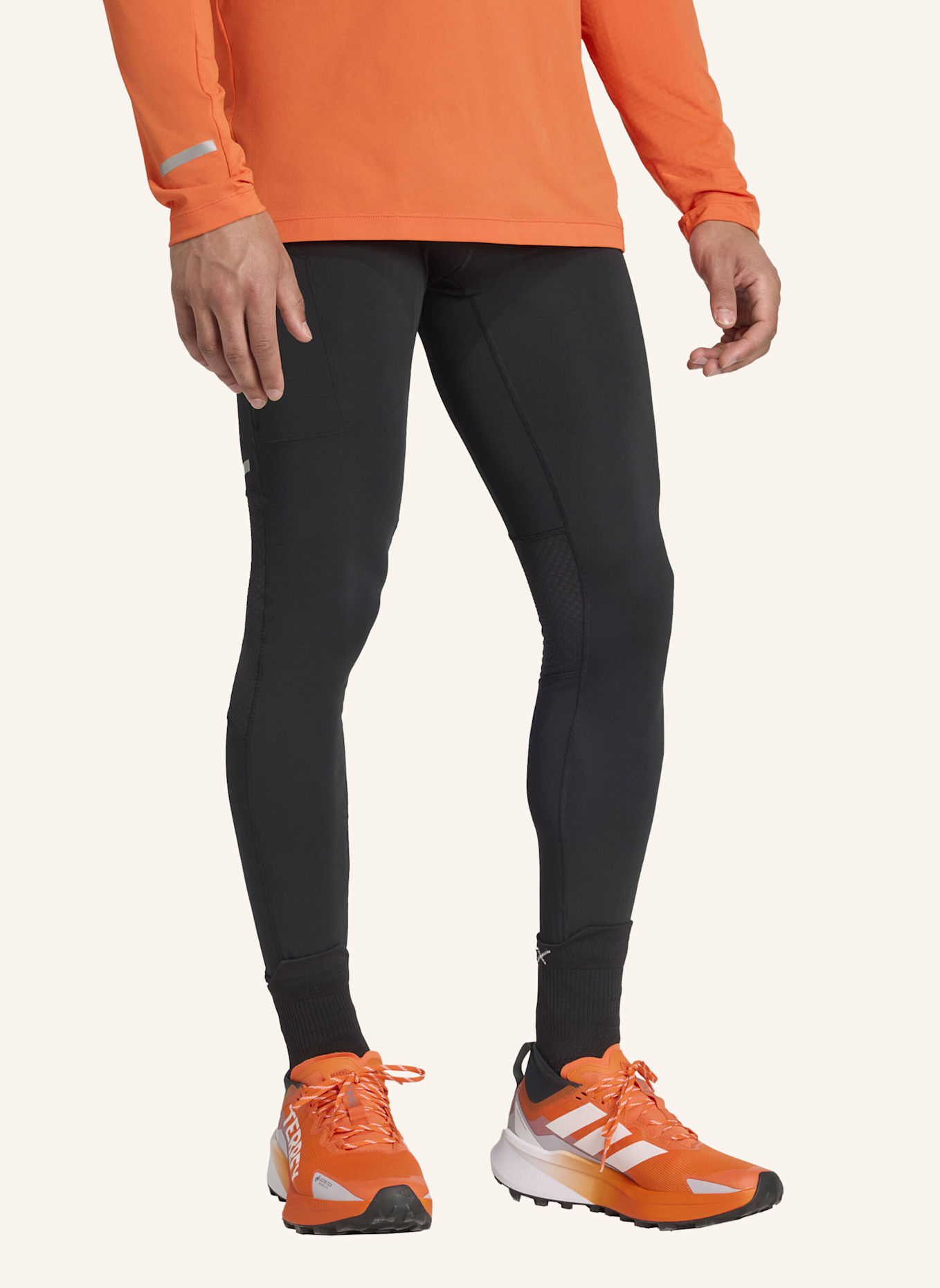 adidas TERREX TERREX XPERIOR TRAILRUNNING-LEGGINS: SCHWARZ