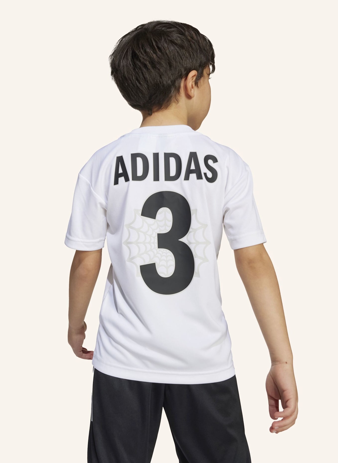 adidas MARVEL SPIDER-MAN T-SHIRT-SET FÜR KINDER: WEISS/ SCHWARZ
